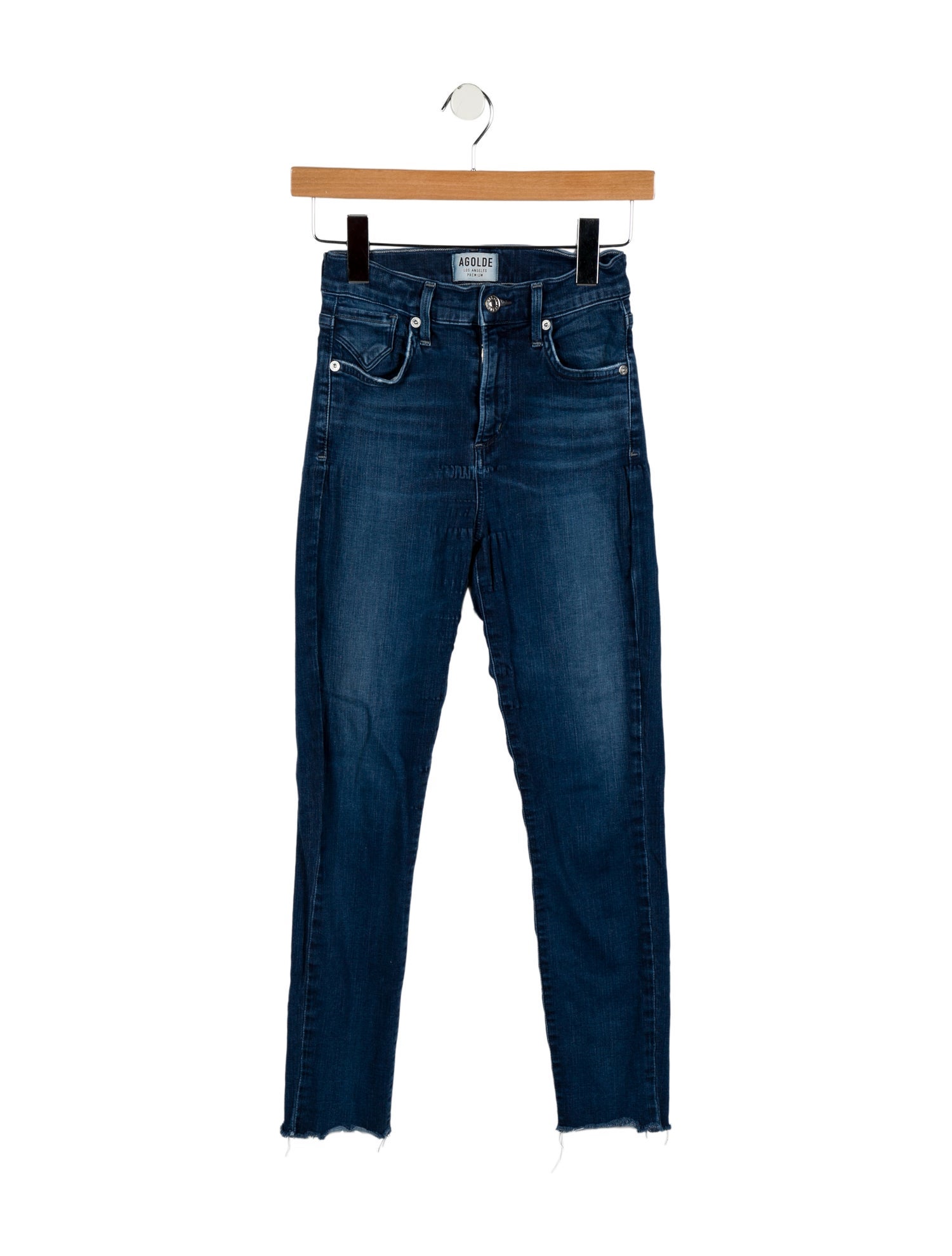 AGOLDE Mid-Rise Skinny Leg Jeans