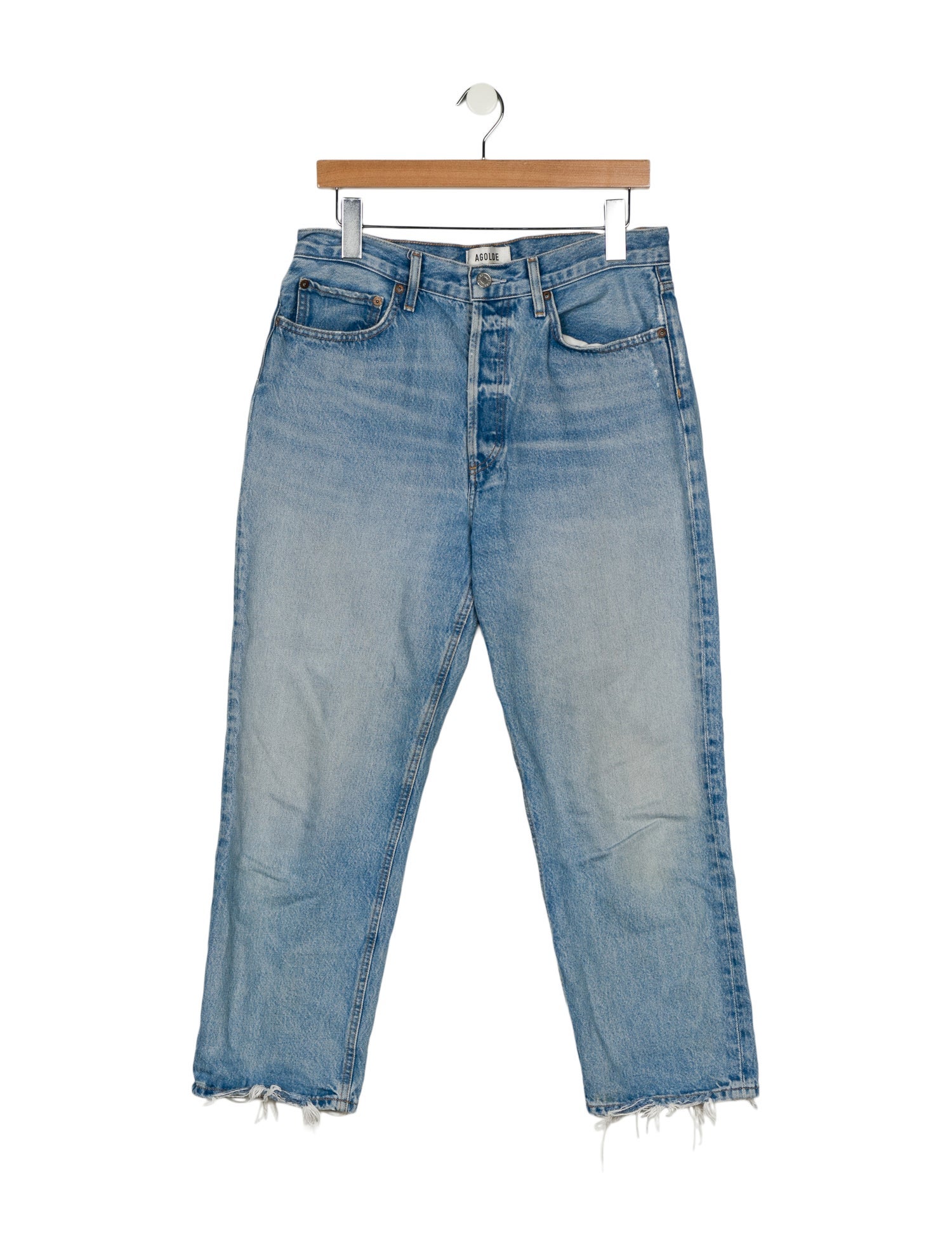 AGOLDE High-Rise Straight Leg Jeans