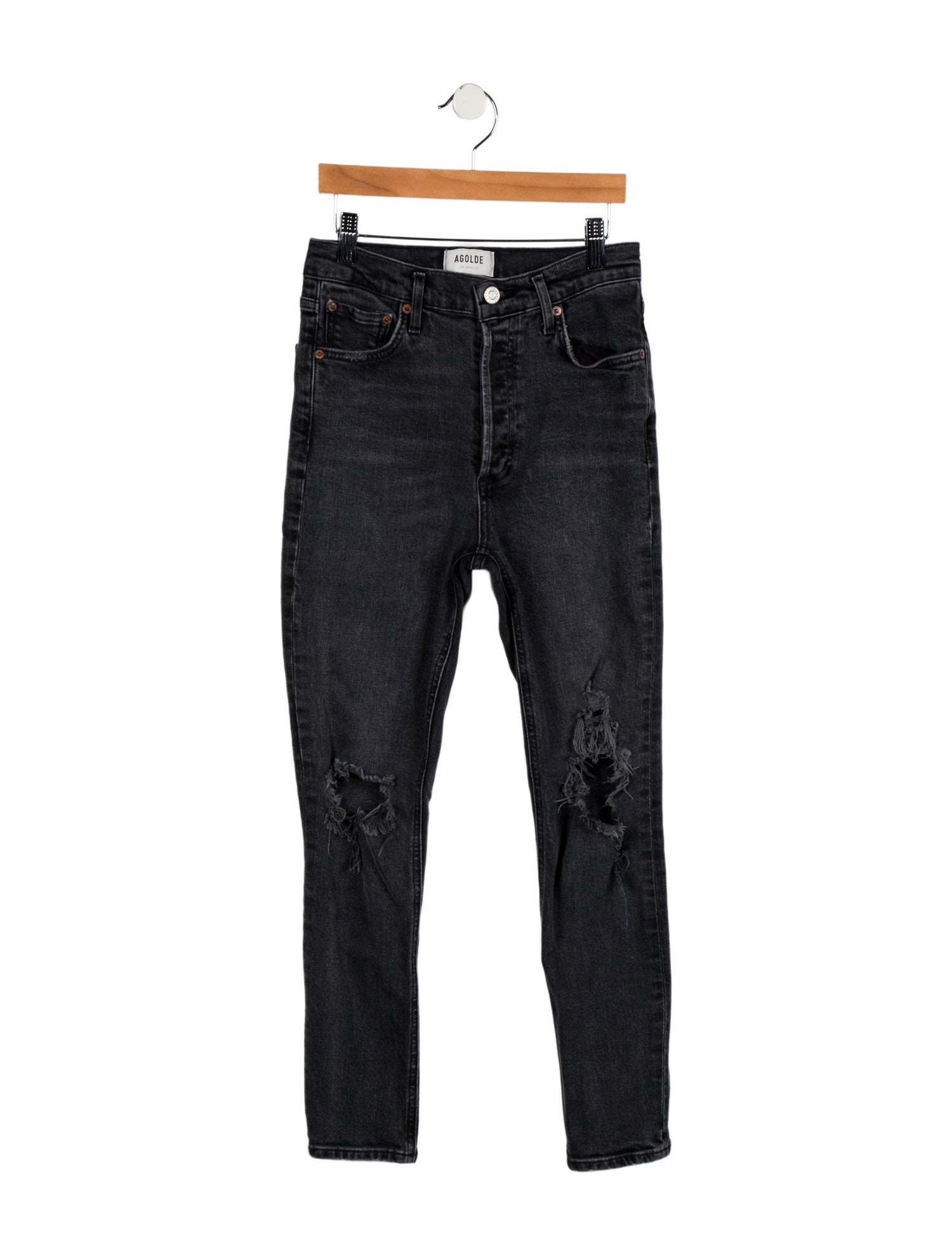 AGOLDE High-Rise Skinny Leg Jeans