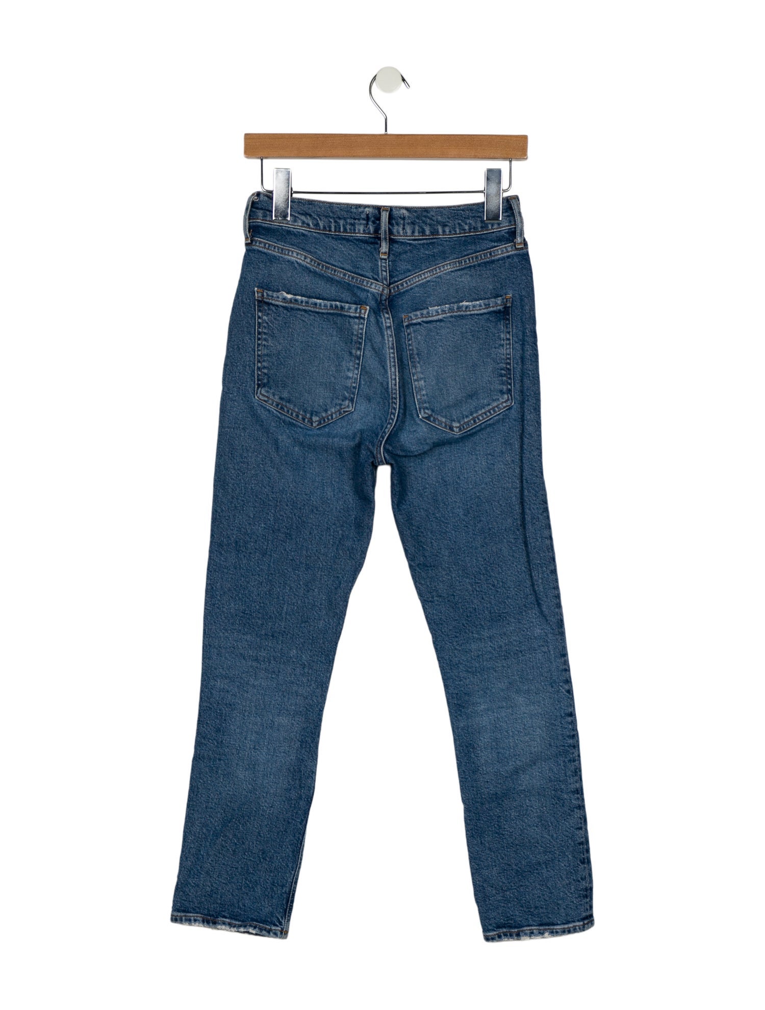 AGOLDE Mid-Rise Skinny Leg Jeans