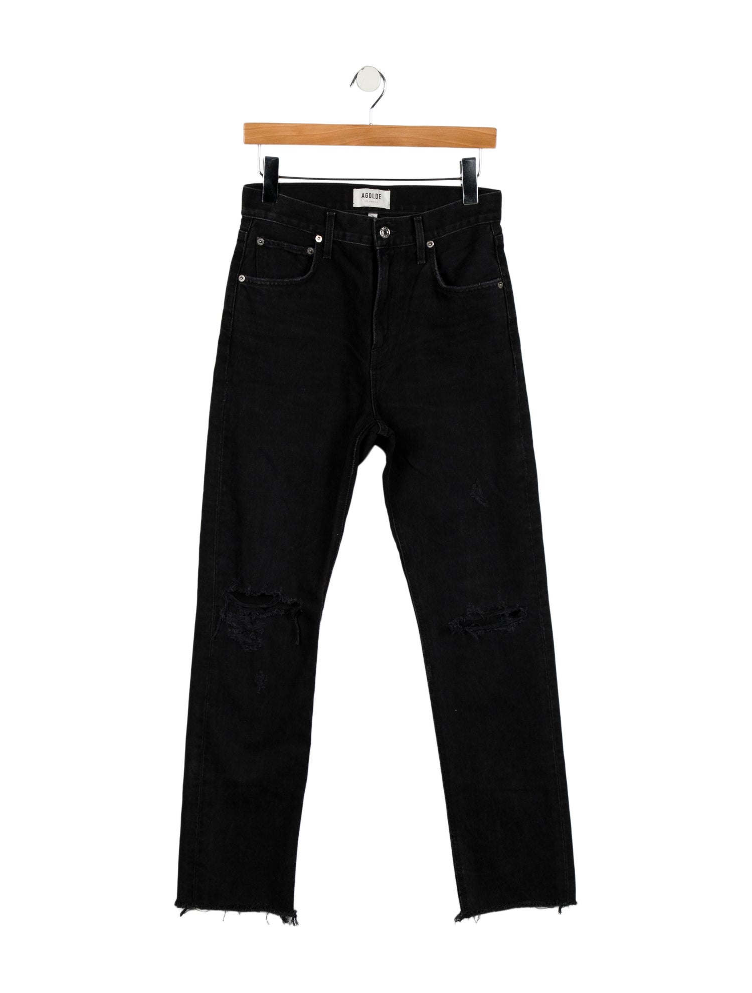 AGOLDE High-Rise Straight Leg Jeans