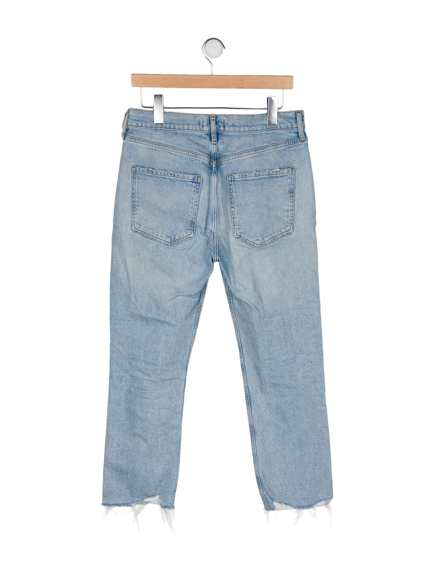 AGOLDE High-Rise Straight Leg Jeans