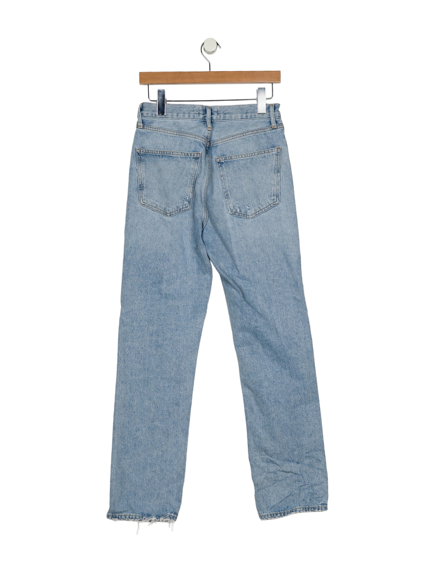 AGOLDE Mid-Rise Straight Leg Jeans