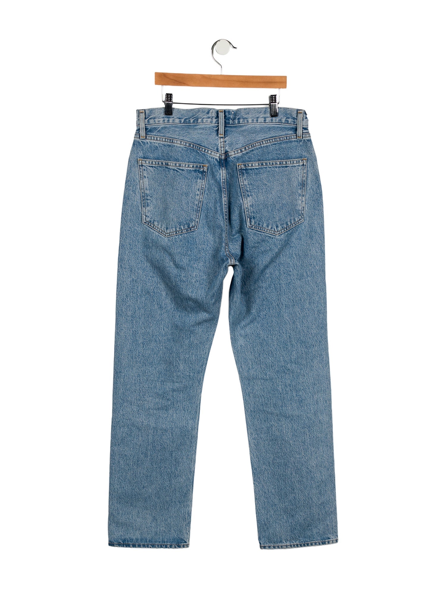 AGOLDE High-Rise Straight Leg Jeans