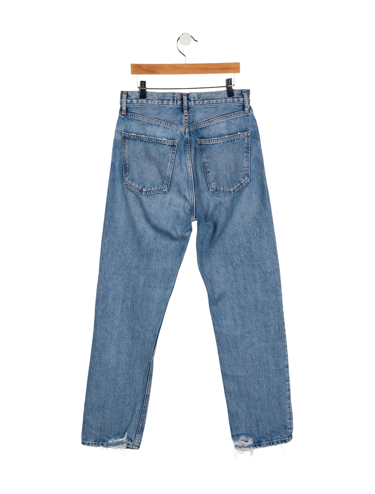 AGOLDE High-Rise Straight Leg Jeans