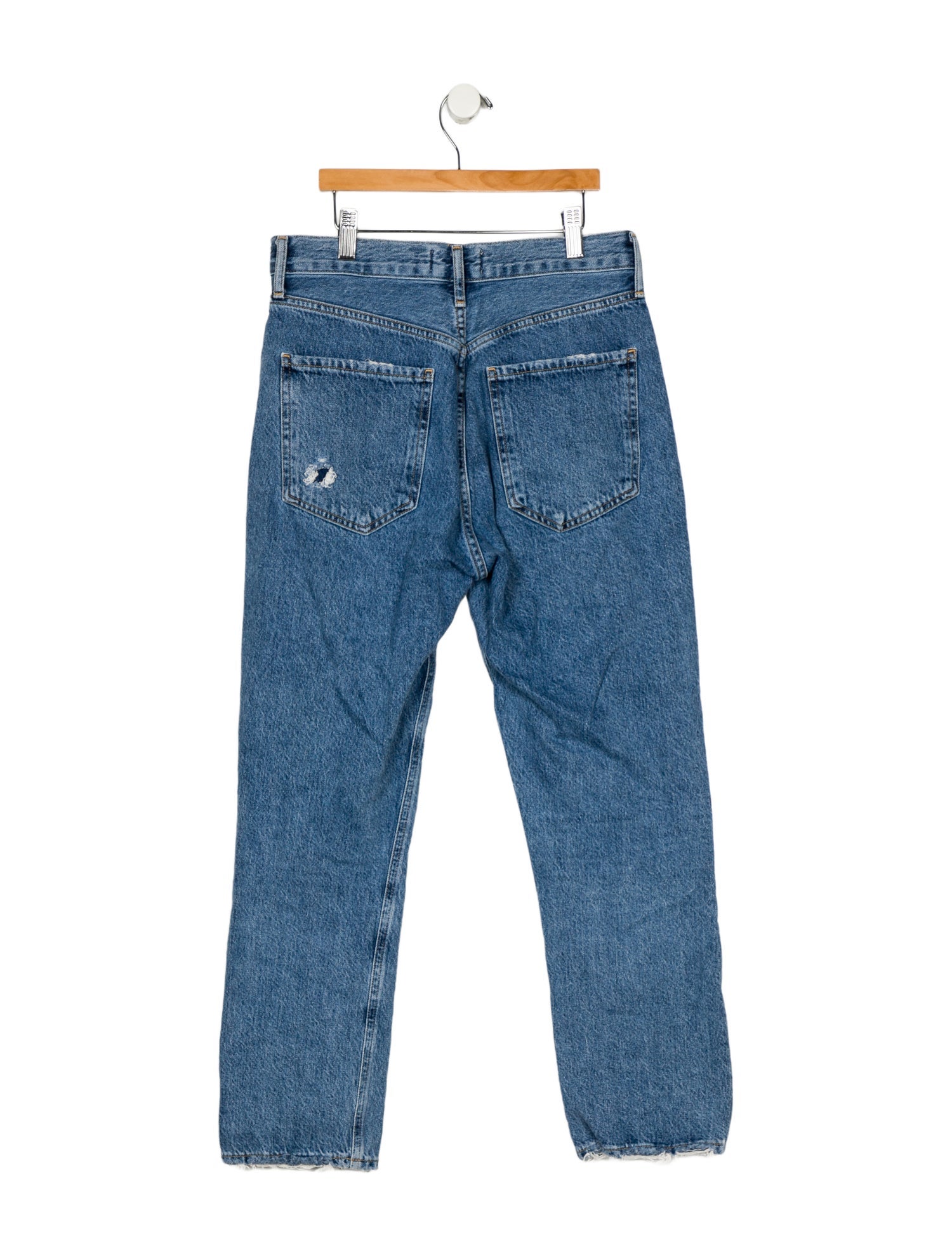 AGOLDE Mid-Rise Skinny Leg Jeans