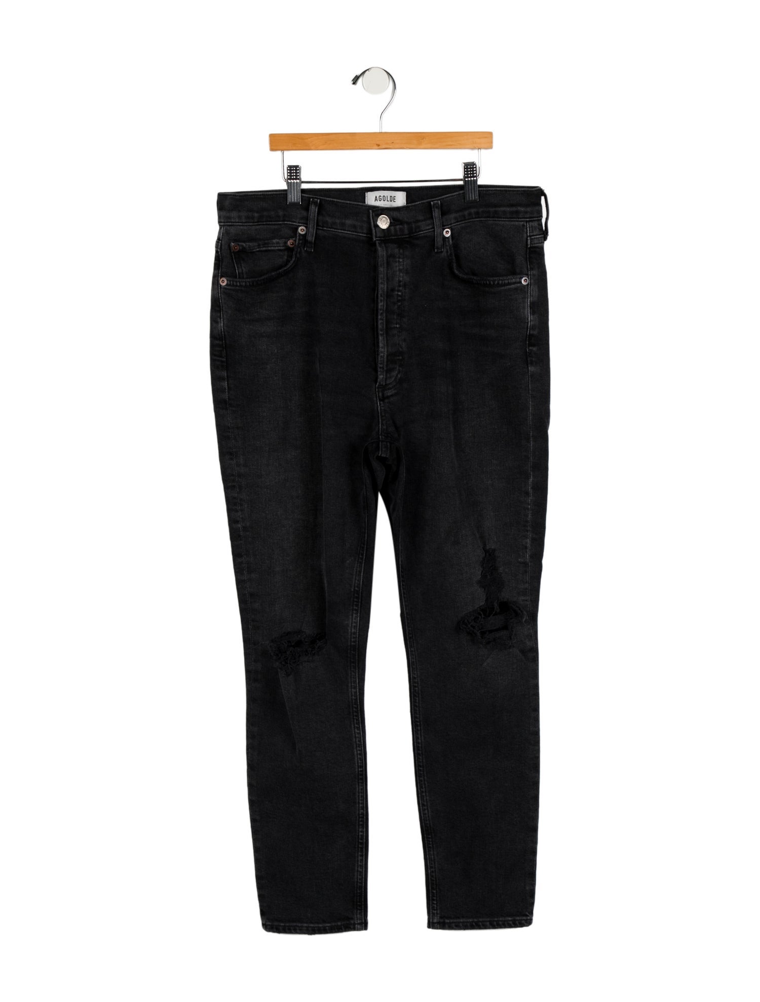 AGOLDE High-Rise Straight Leg Jeans