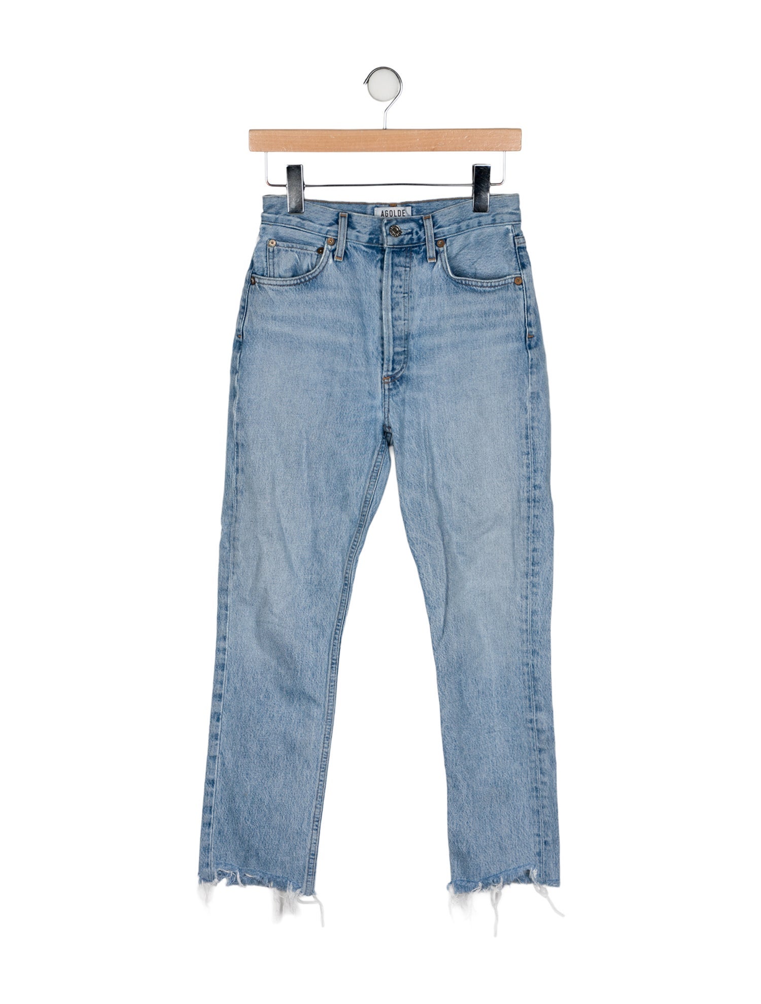 AGOLDE High-Rise Straight Leg Jeans