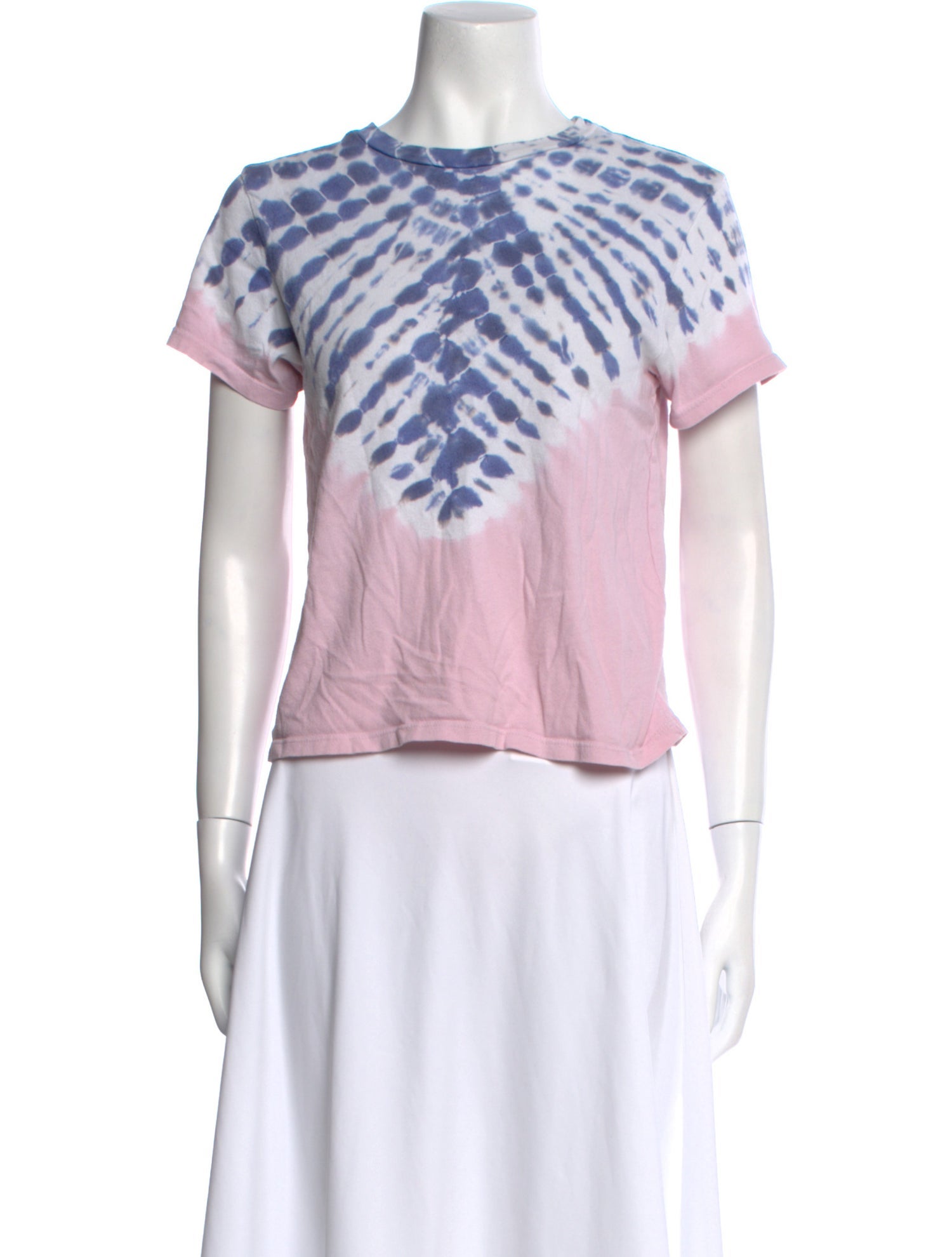 AGOLDE Tie-Dye Print Crew Neck T-Shirt