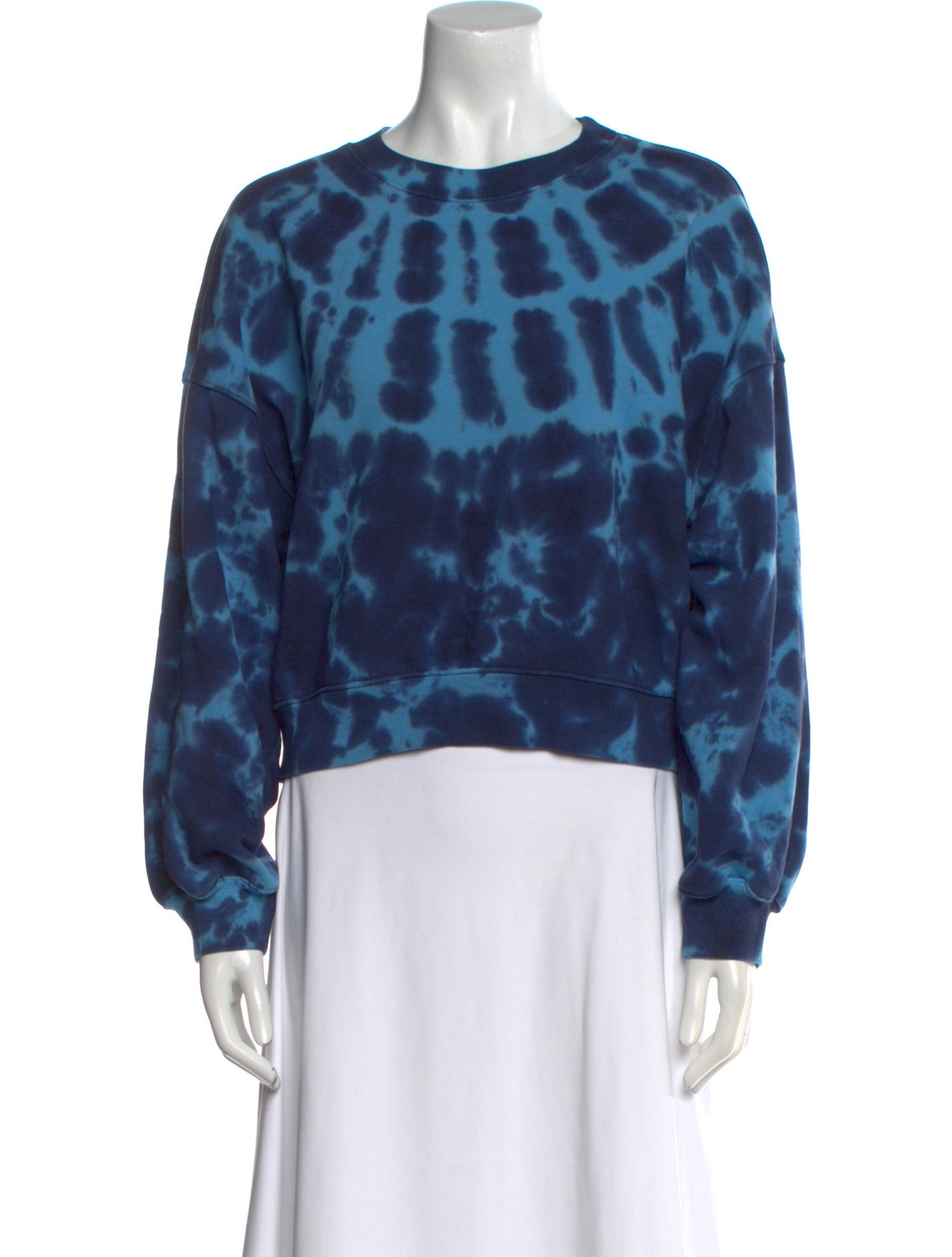AGOLDE Tie-Dye Print Crew Neck Sweater