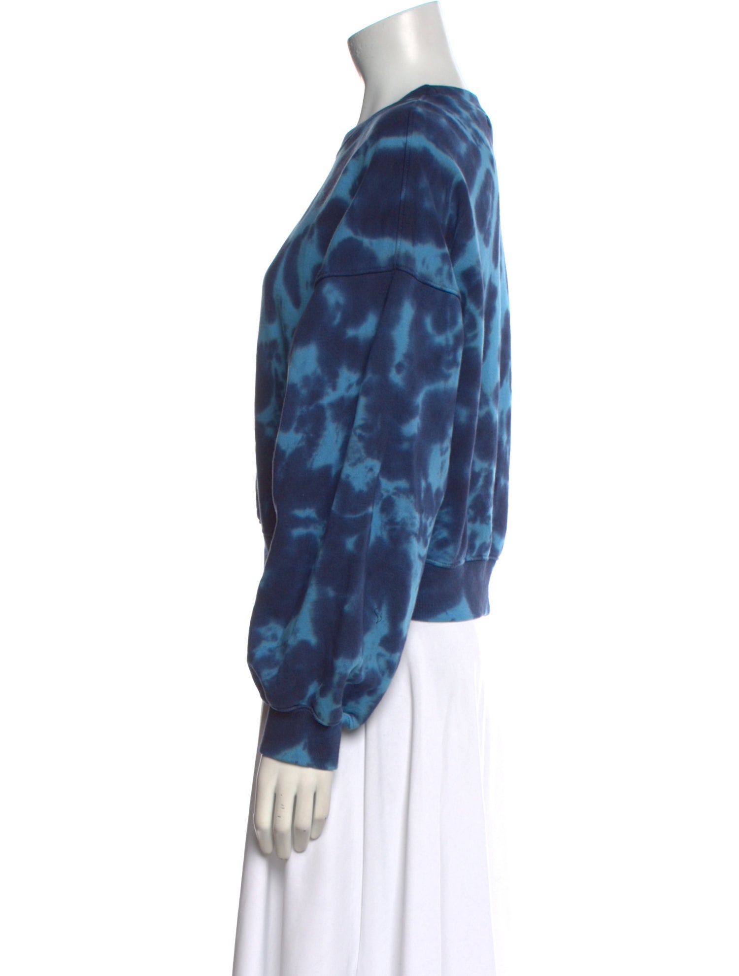 AGOLDE Tie-Dye Print Crew Neck Sweater