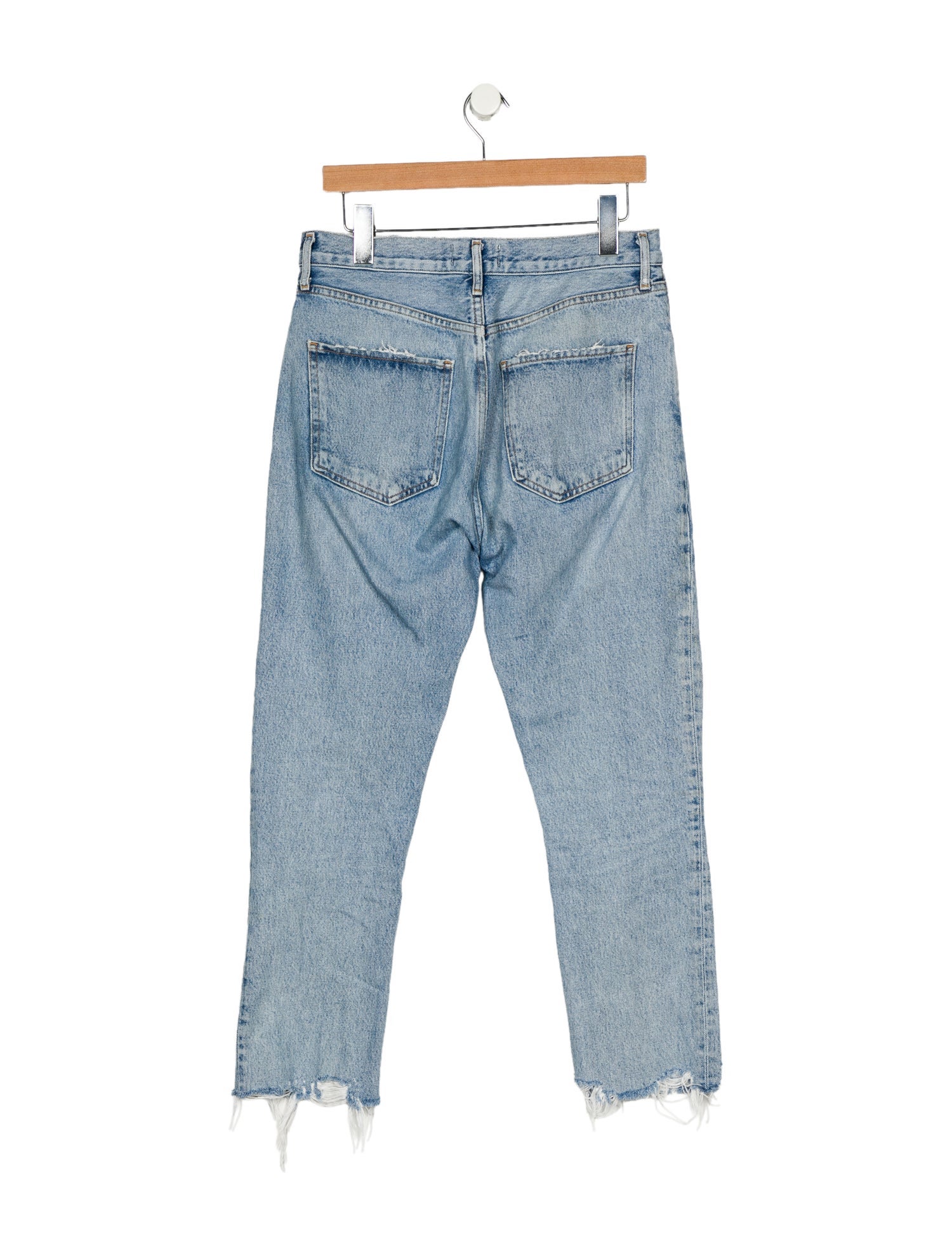 AGOLDE High-Rise Straight Leg Jeans