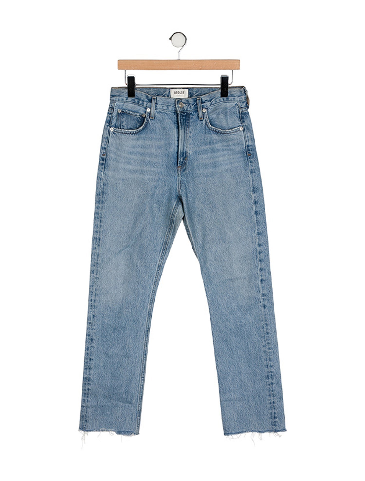 AGOLDE High-Rise Straight Leg Jeans