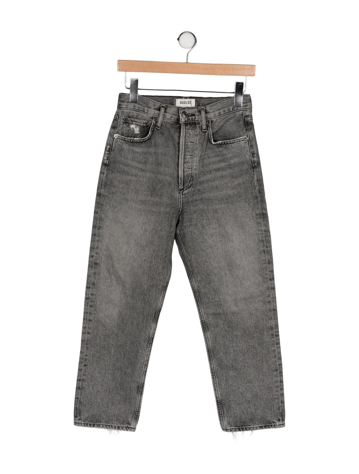 AGOLDE High-Rise Straight Leg Jeans
