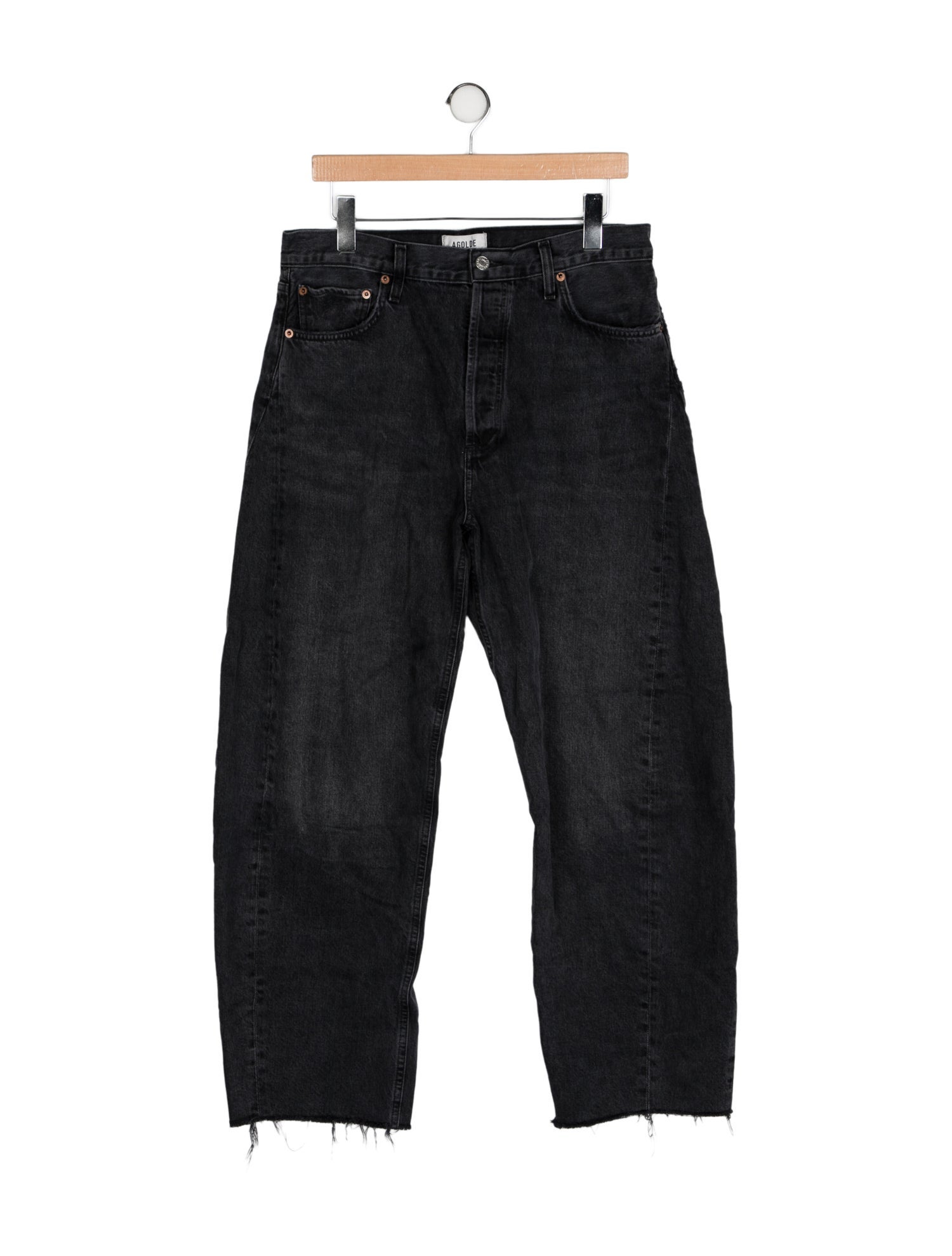 AGOLDE High-Rise Straight Leg Jeans