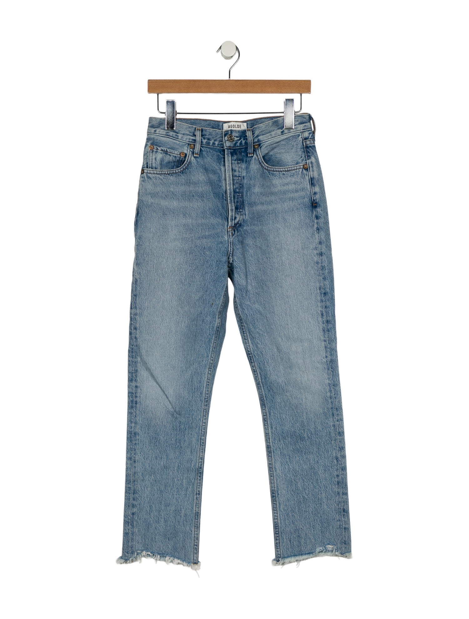 AGOLDE High-Rise Straight Leg Jeans