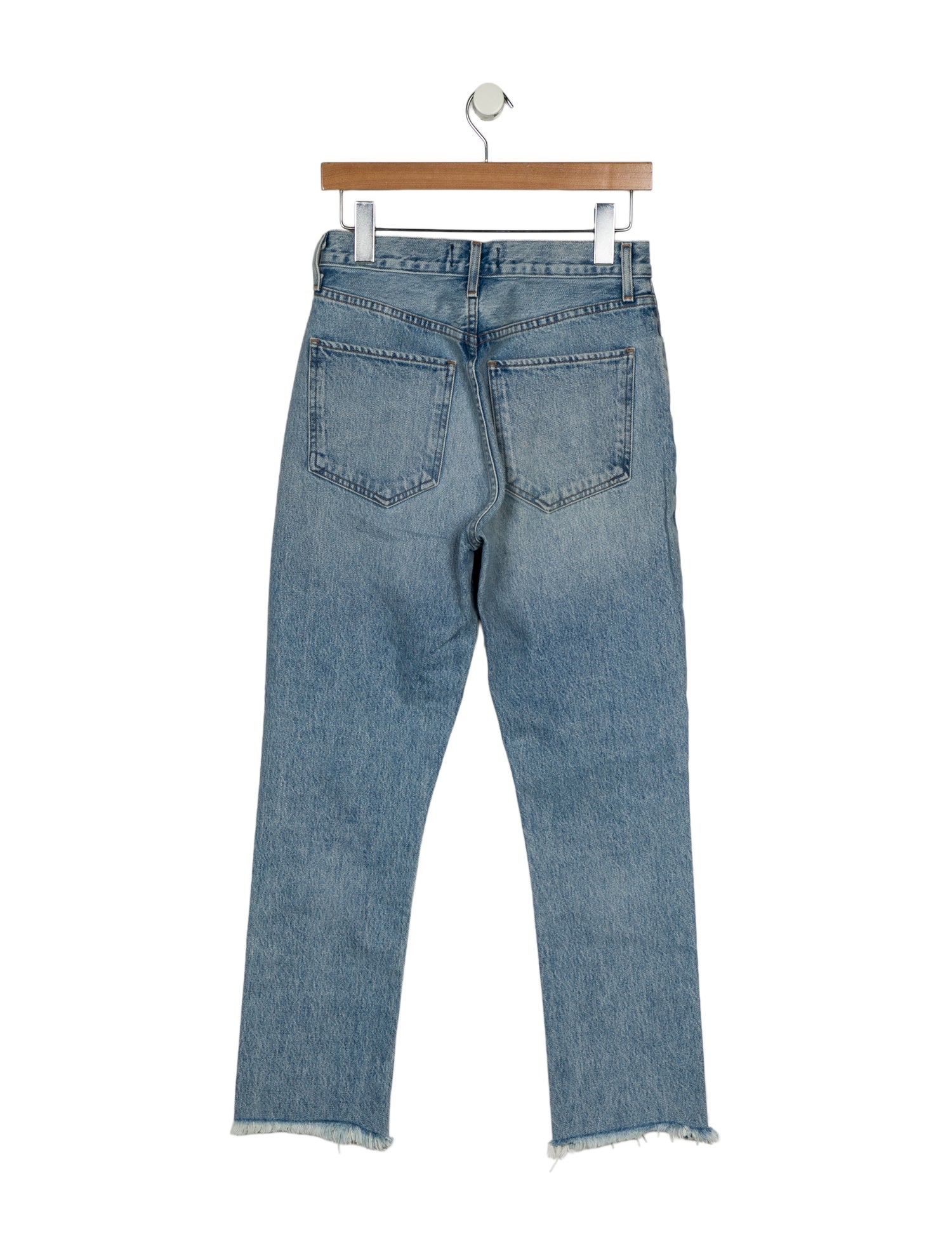 AGOLDE High-Rise Straight Leg Jeans