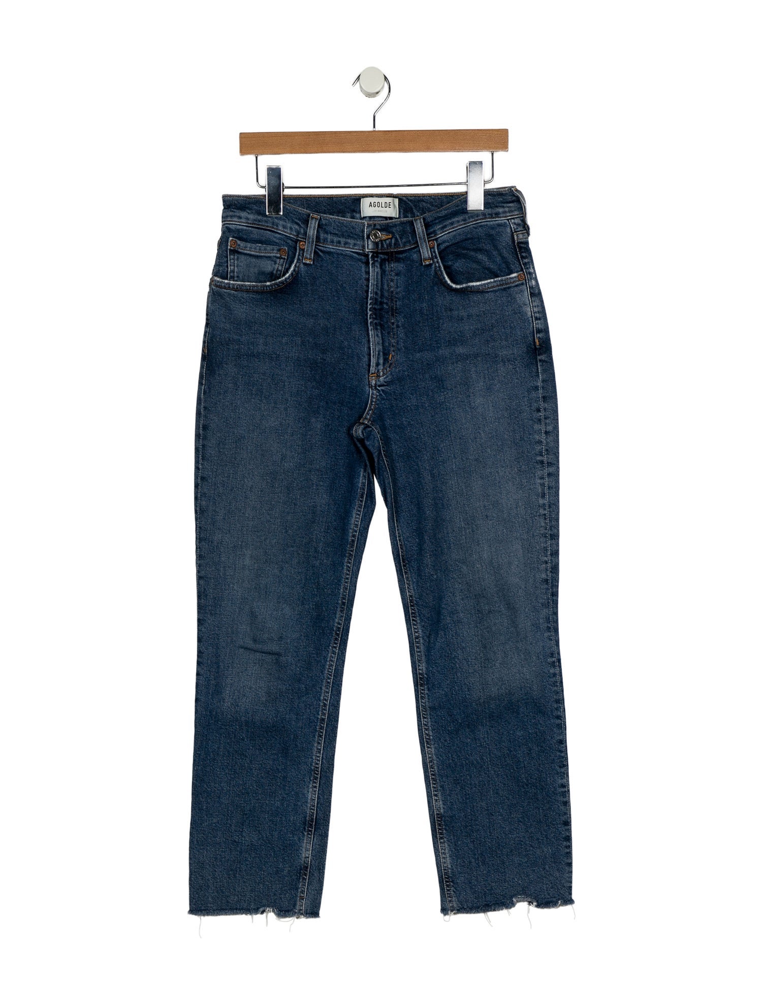 AGOLDE High-Rise Straight Leg Jeans
