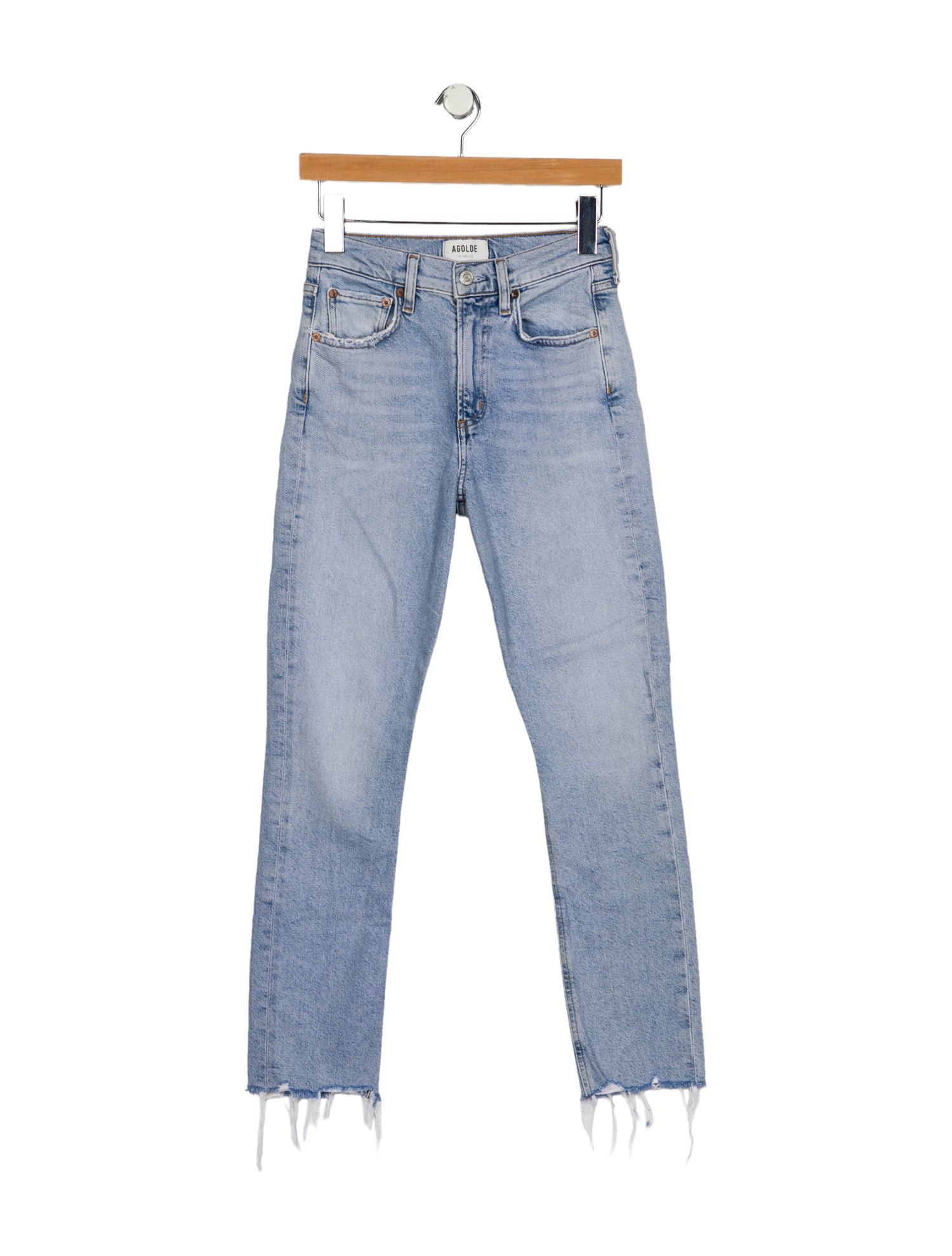 AGOLDE Mid-Rise Skinny Leg Jeans