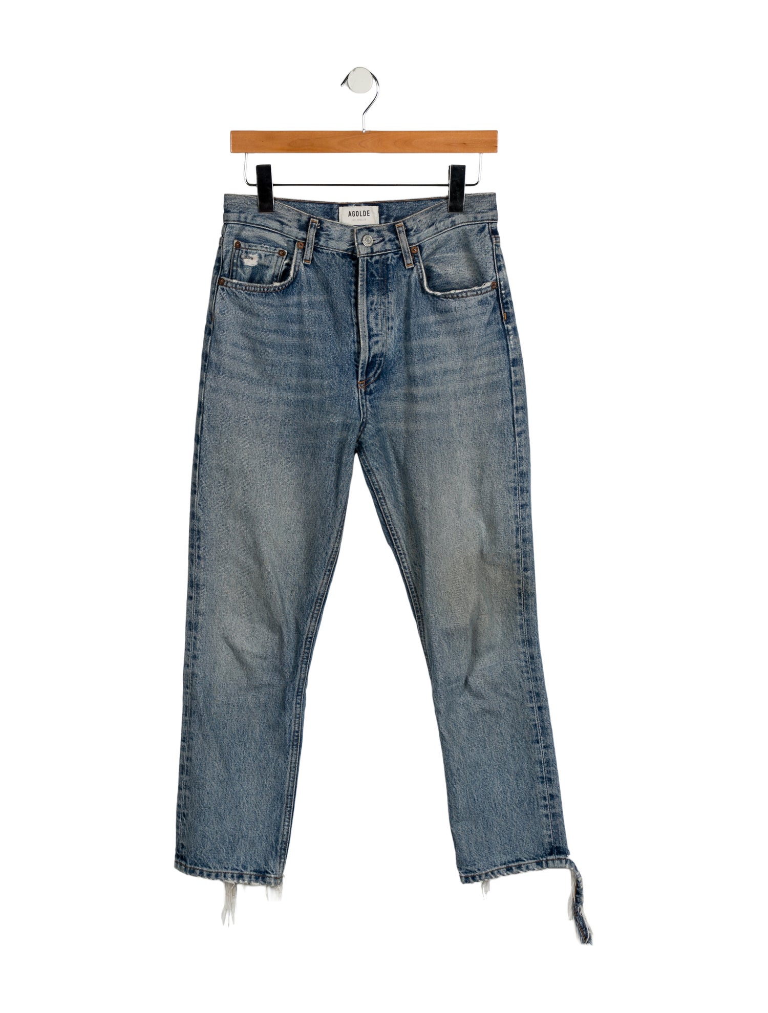 AGOLDE High-Rise Skinny Leg Jeans