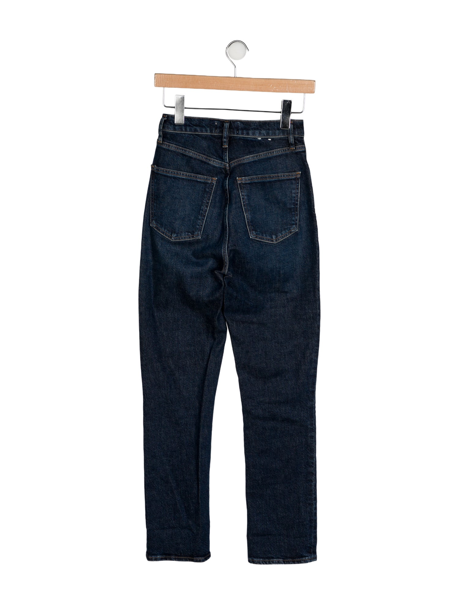 AGOLDE Mid-Rise Straight Leg Jeans