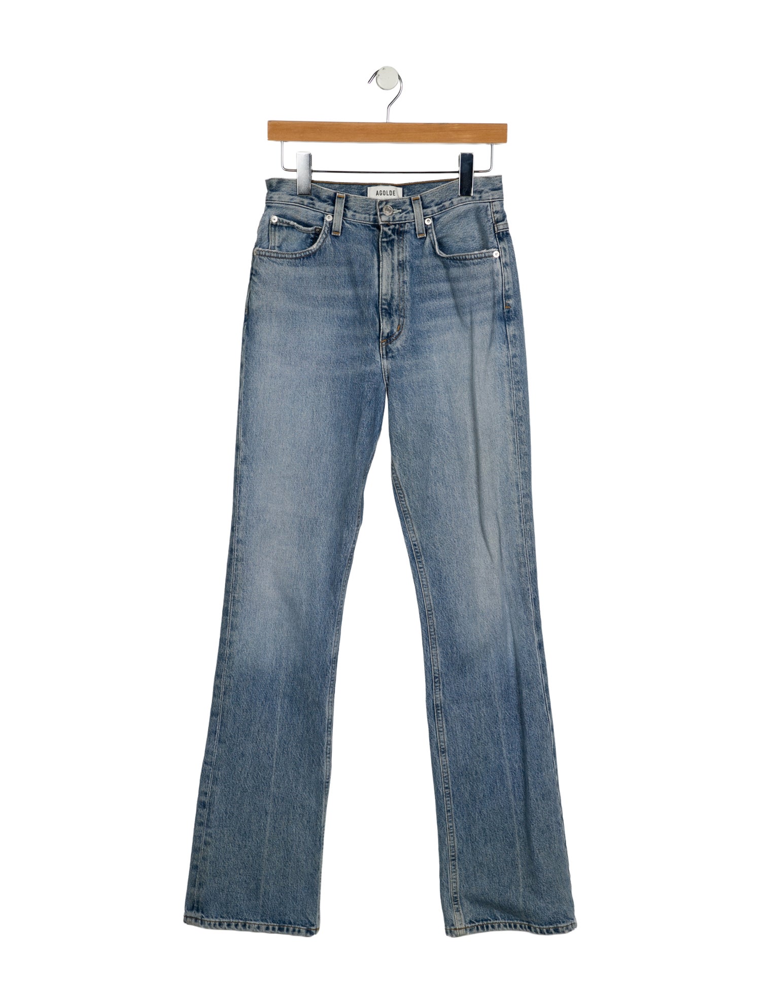 AGOLDE High-Rise Straight Leg Jeans