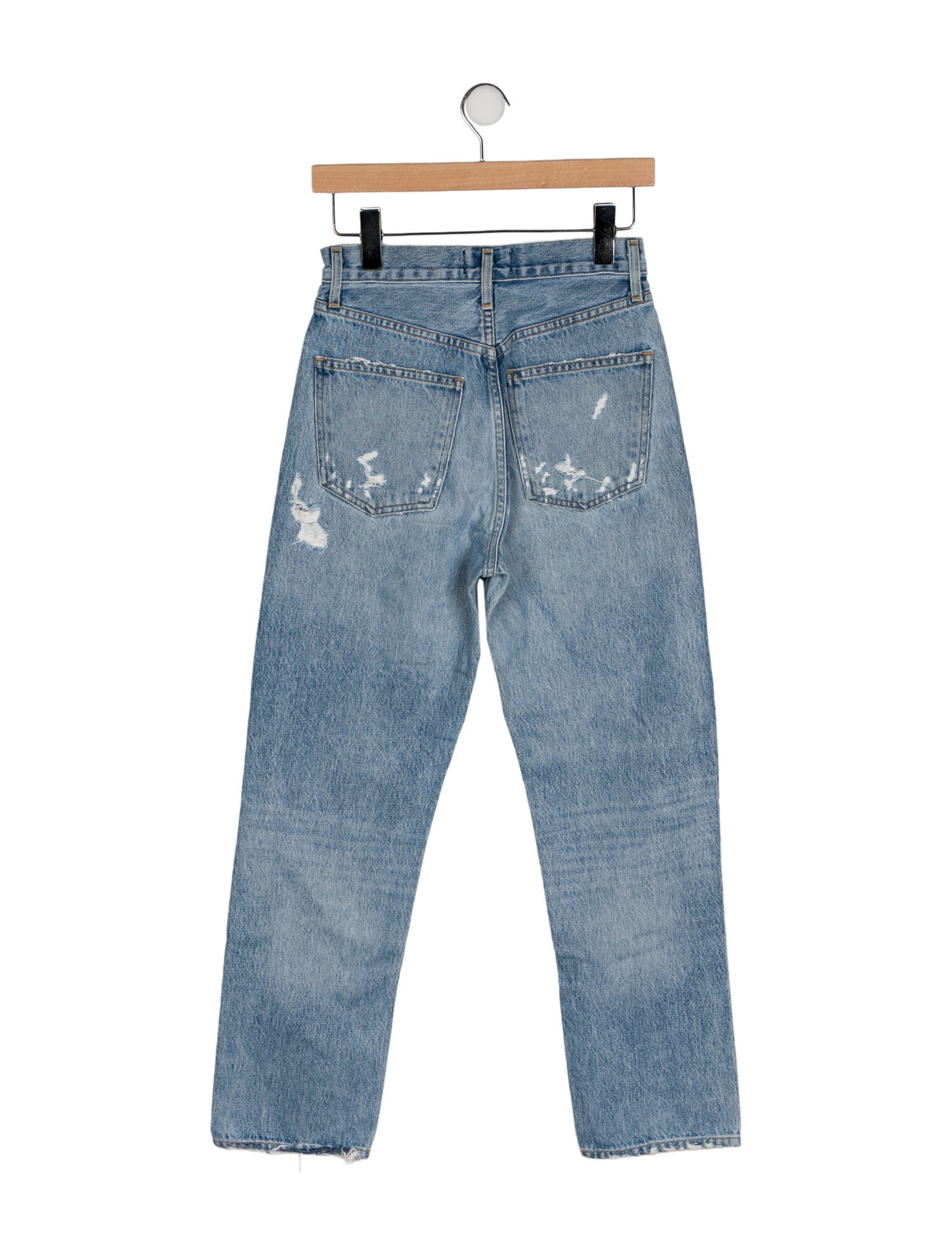 AGOLDE High-Rise Straight Leg Jeans