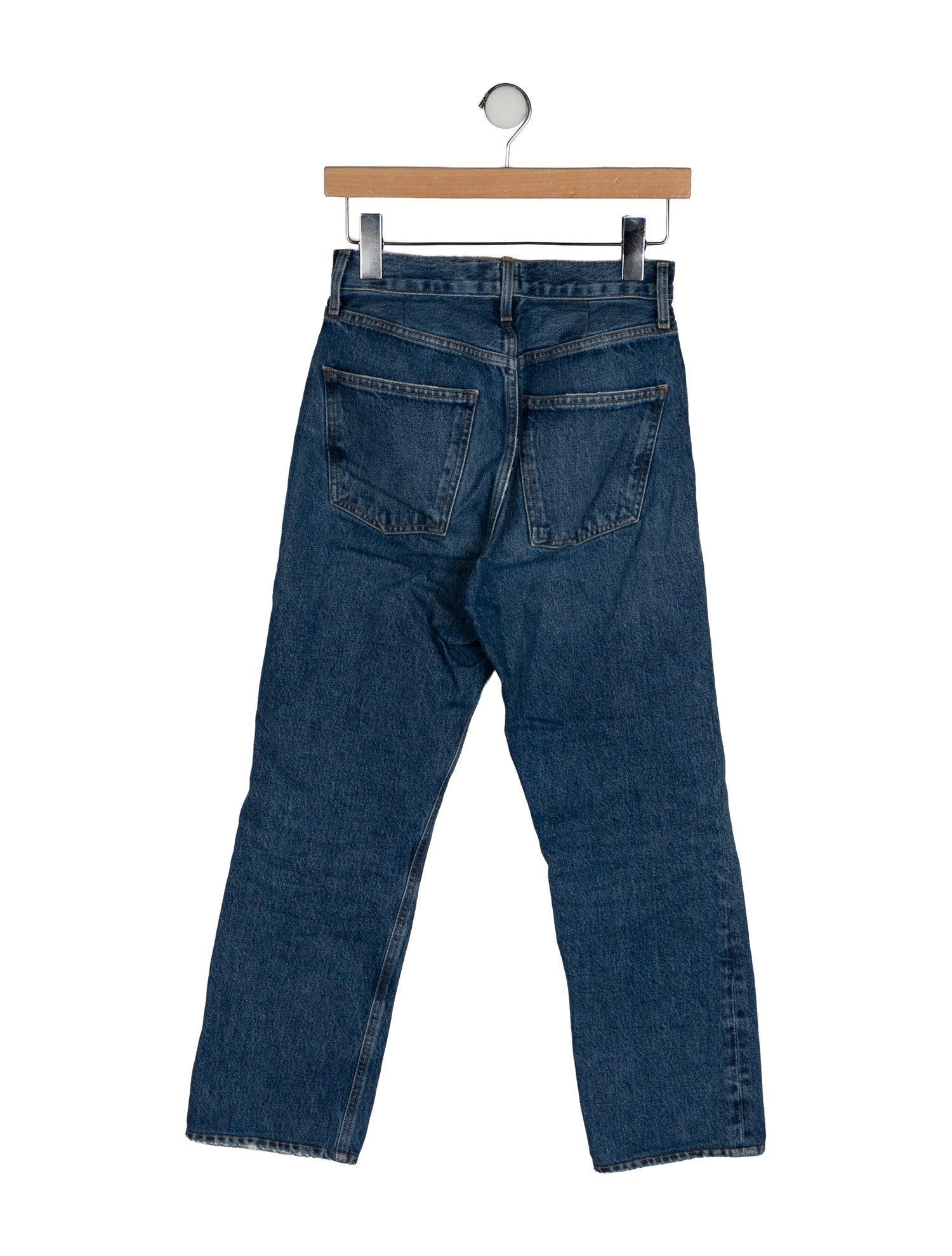 AGOLDE Mid-Rise Straight Leg Jeans