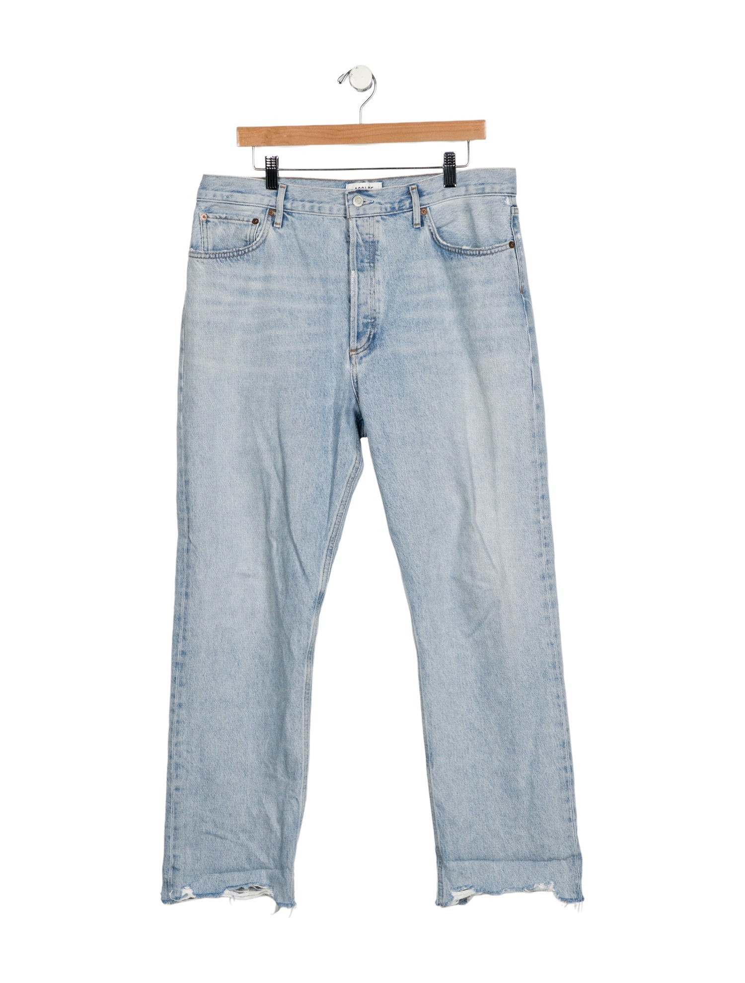AGOLDE High-Rise Straight Leg Jeans
