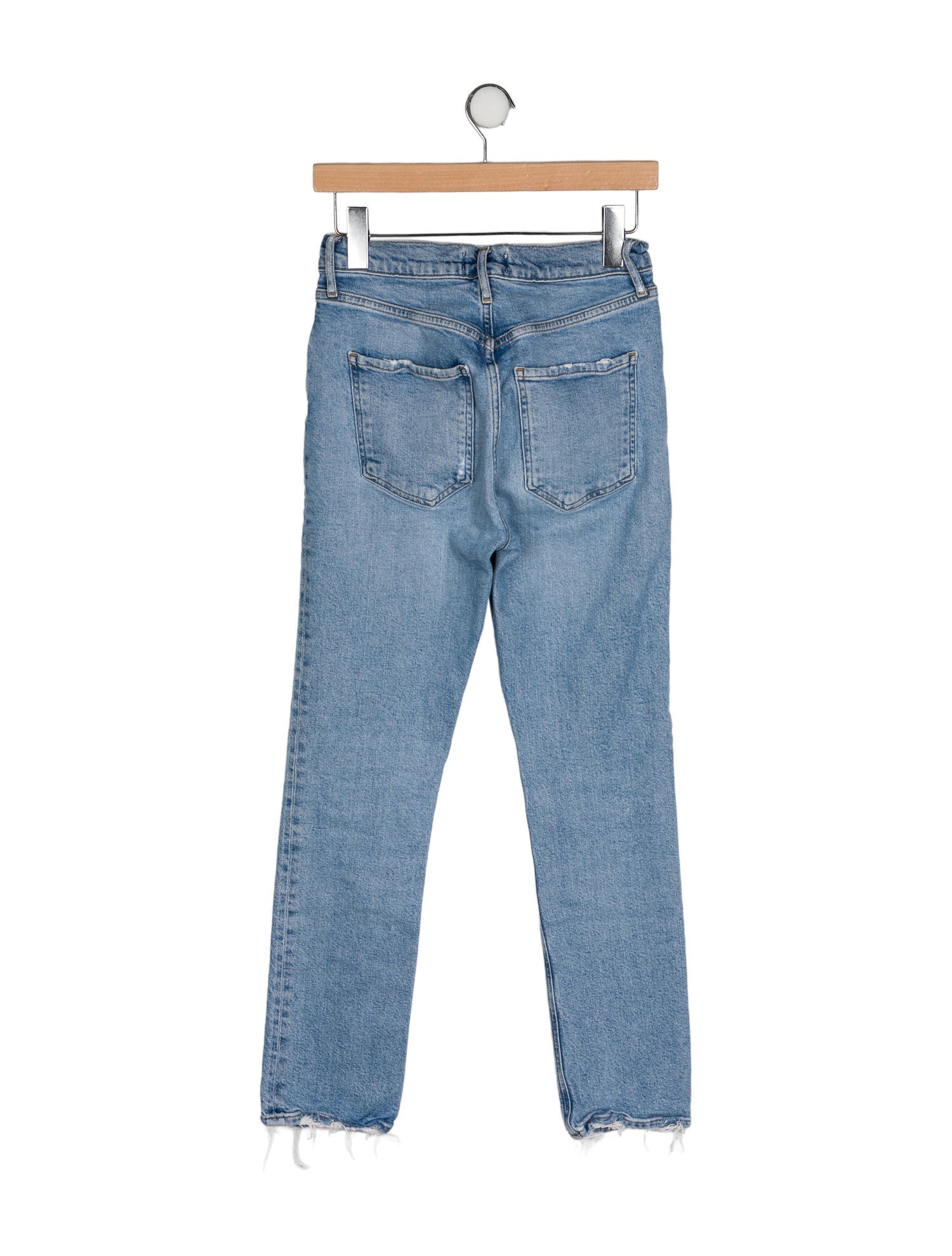 AGOLDE Mid-Rise Straight Leg Jeans
