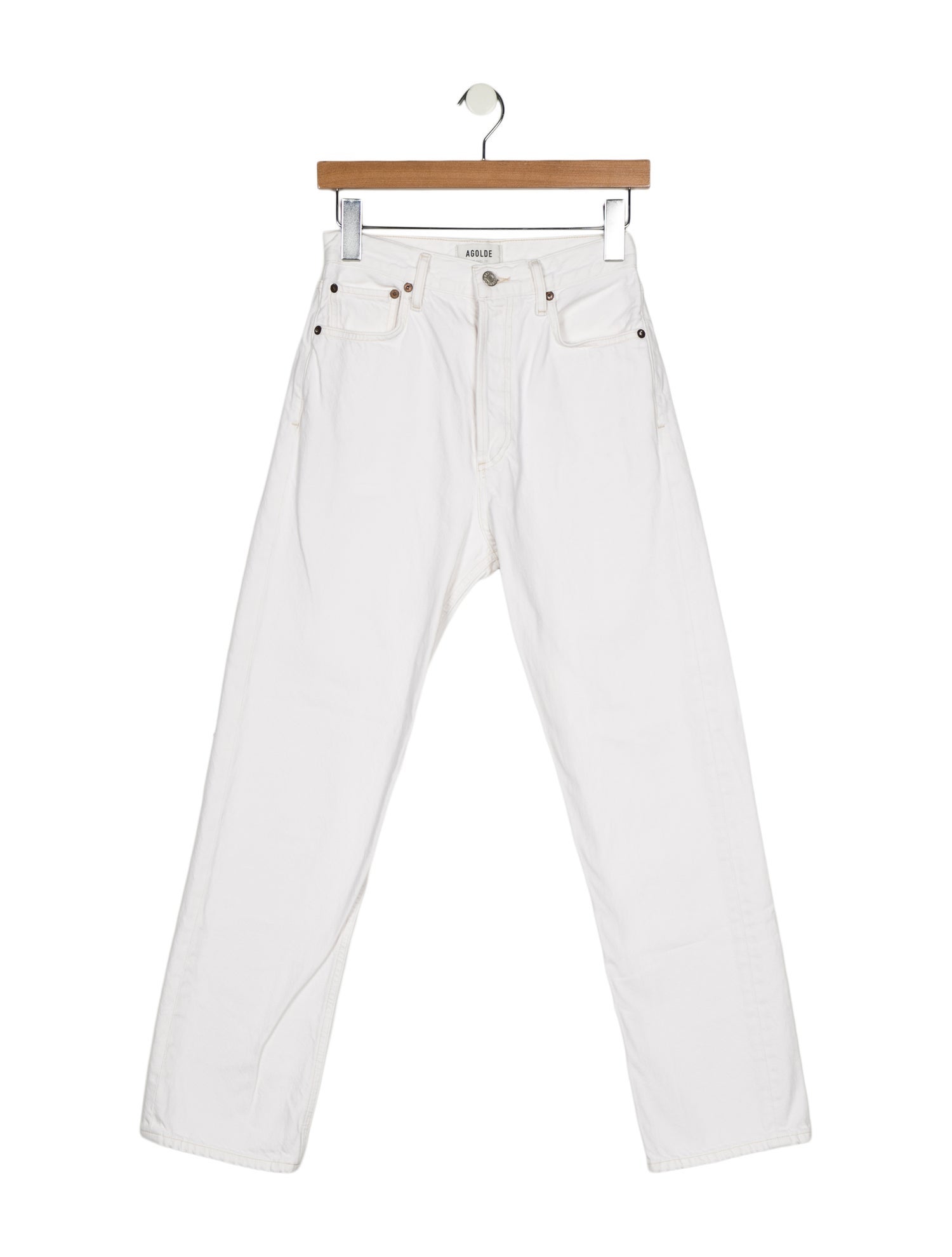 AGOLDE High-Rise Straight Leg Jeans
