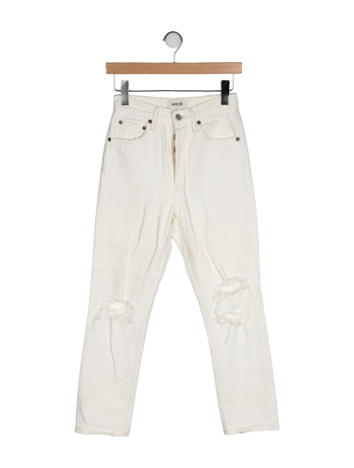 AGOLDE High-Rise Straight Leg Jeans