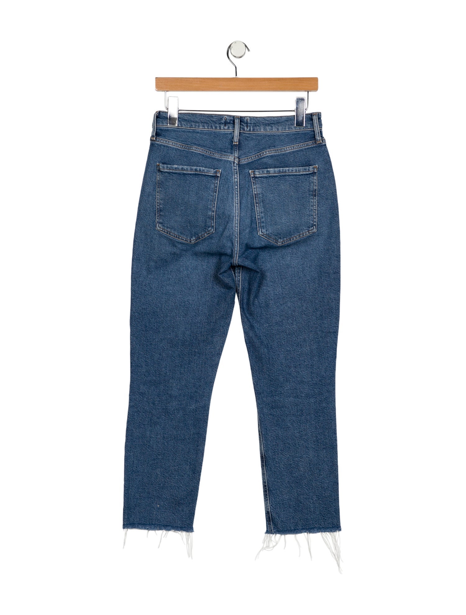 AGOLDE Mid-Rise Straight Leg Jeans