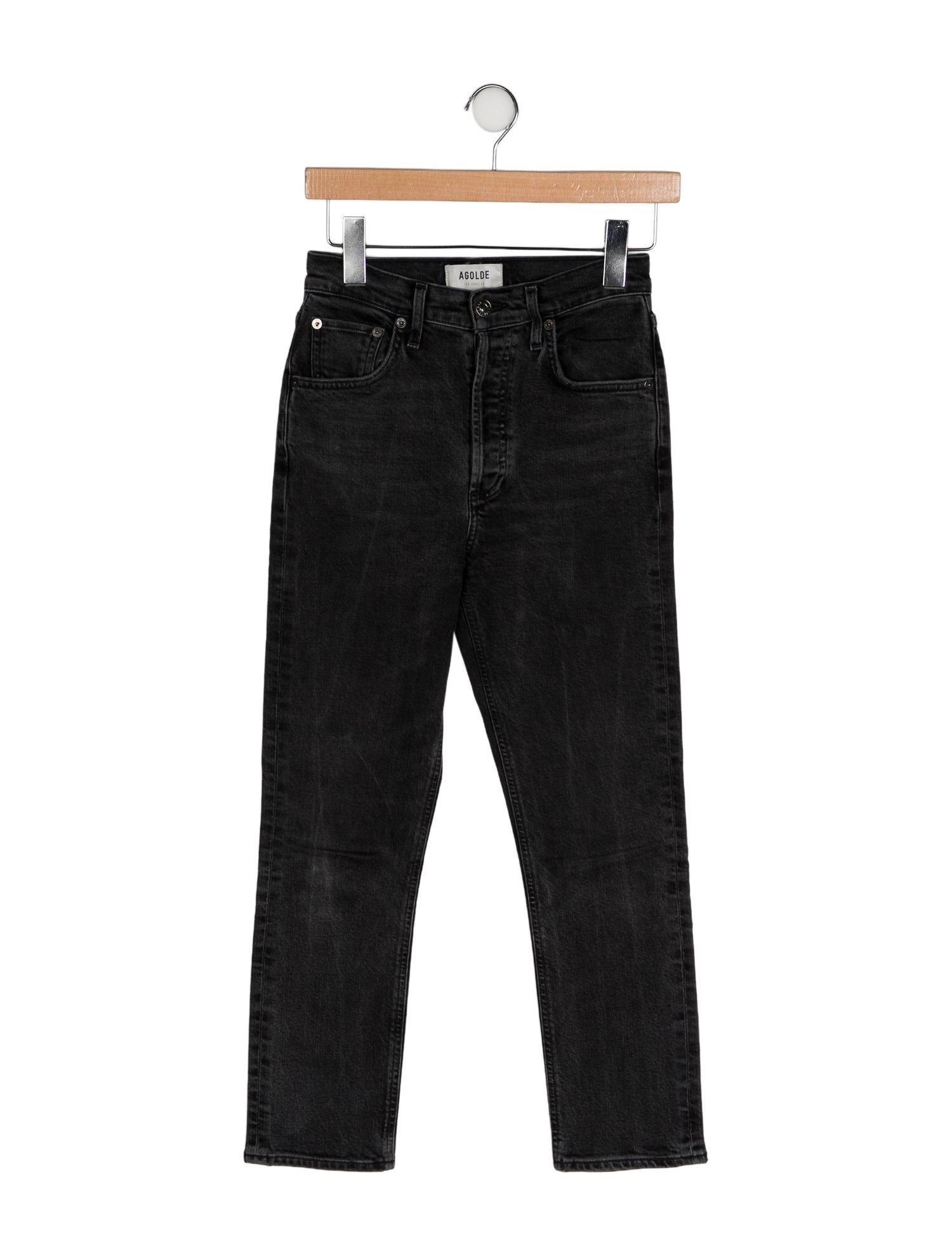 AGOLDE Mid-Rise Straight Leg Jeans