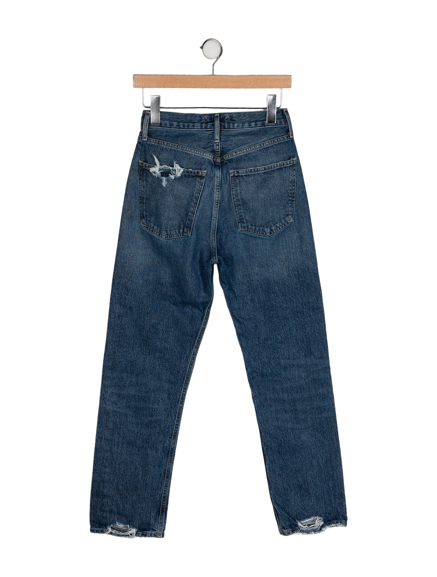 AGOLDE Low-Rise Straight Leg Jeans