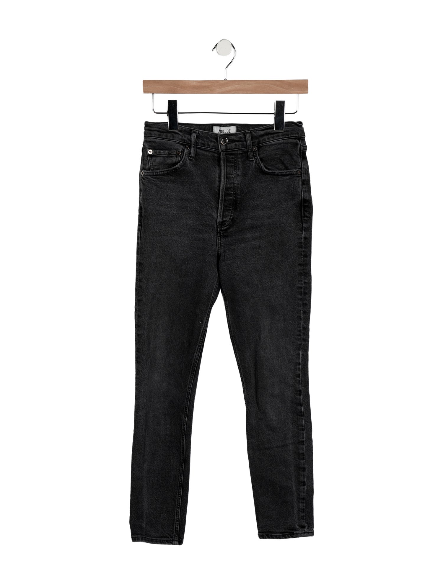 AGOLDE Mid-Rise Skinny Leg Jeans