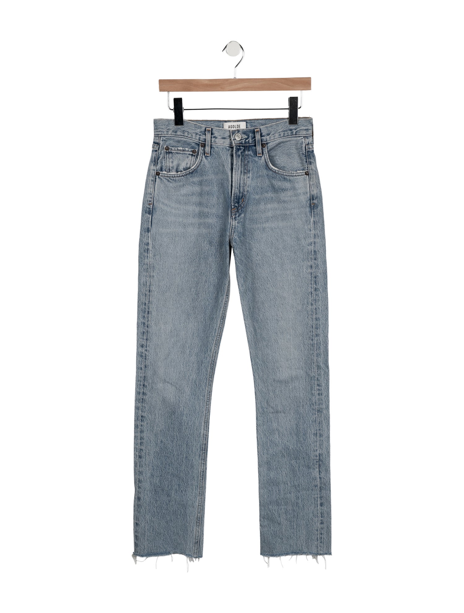AGOLDE High-Rise Straight Leg Jeans