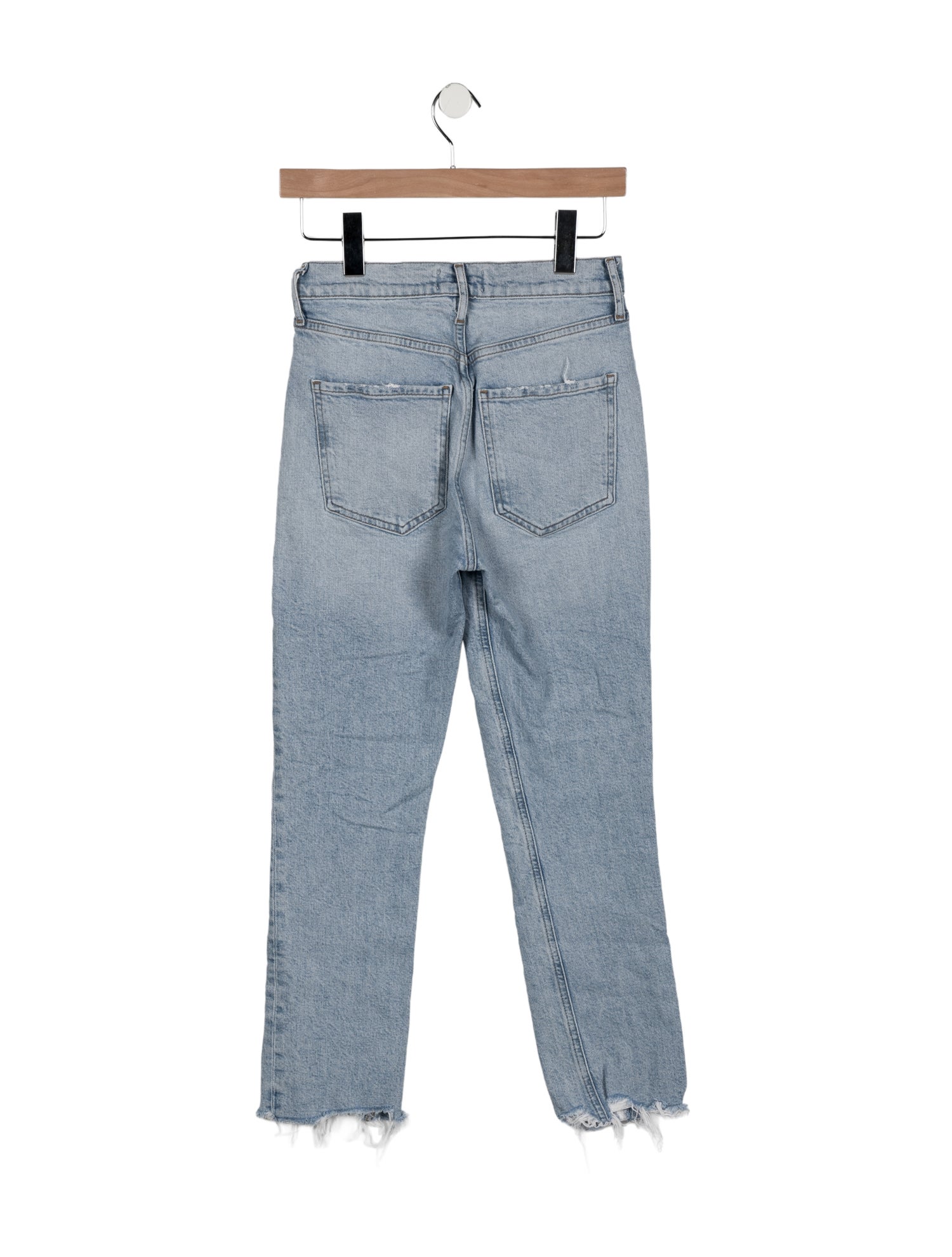 AGOLDE Mid-Rise Straight Leg Jeans