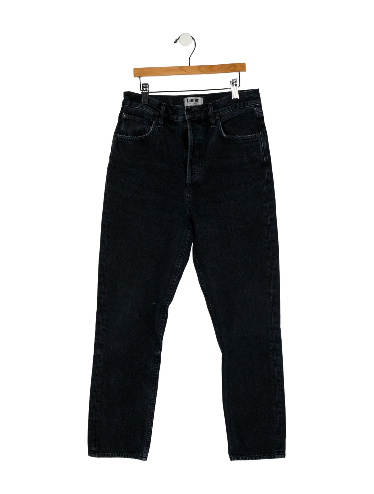 AGOLDE High-Rise Straight Leg Jeans