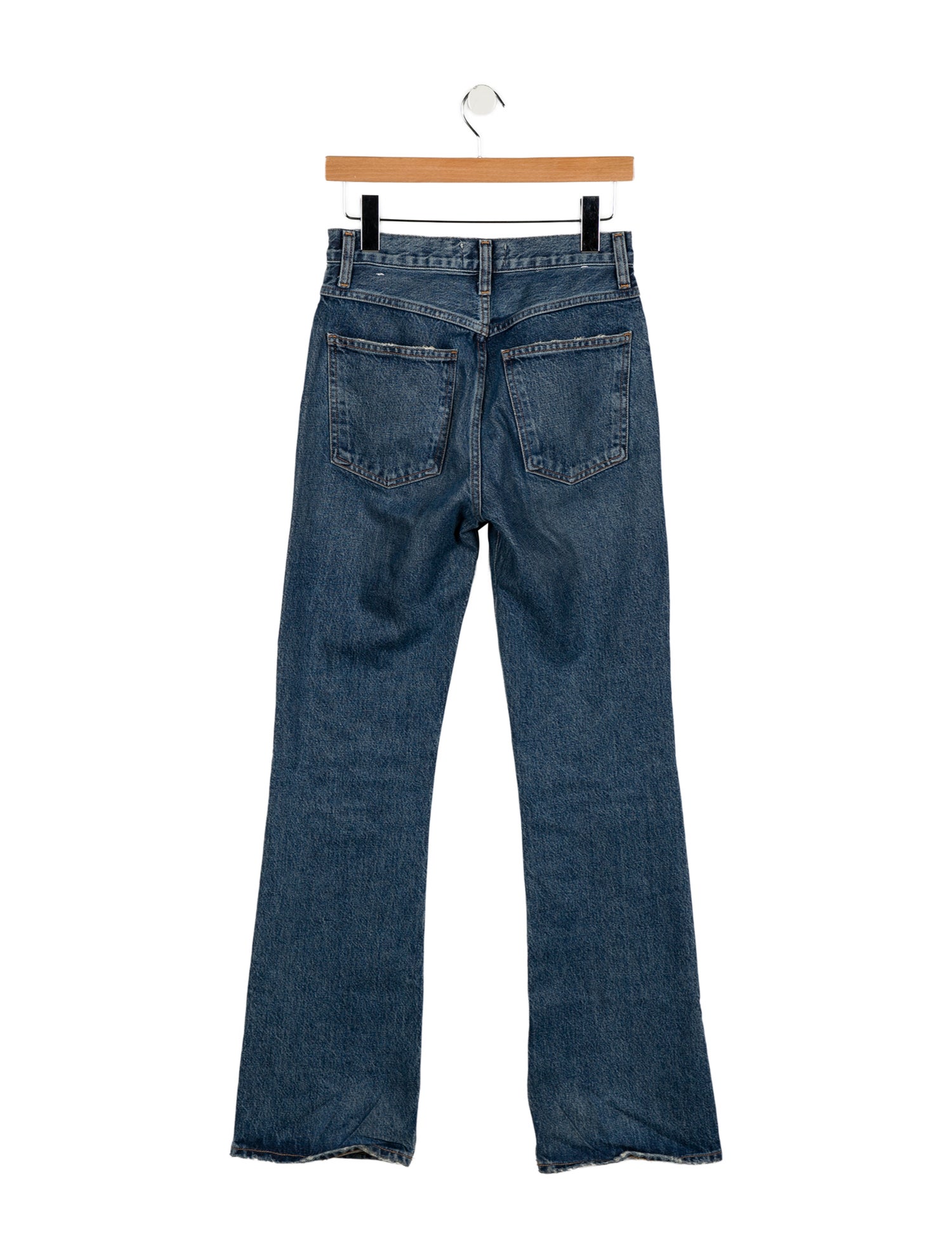 AGOLDE Mid-Rise Wide Leg Jeans