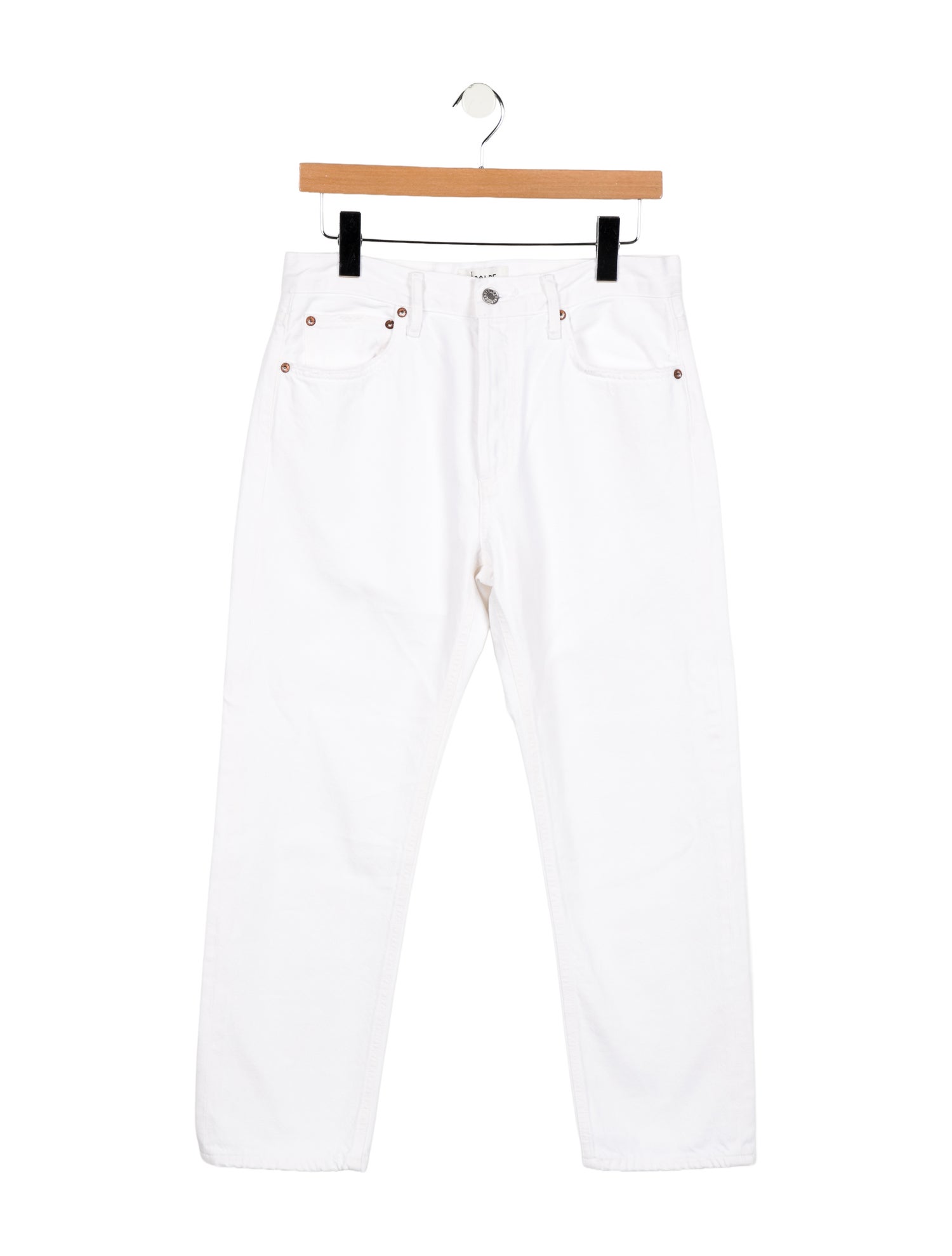 AGOLDE Mid-Rise Straight Leg Jeans