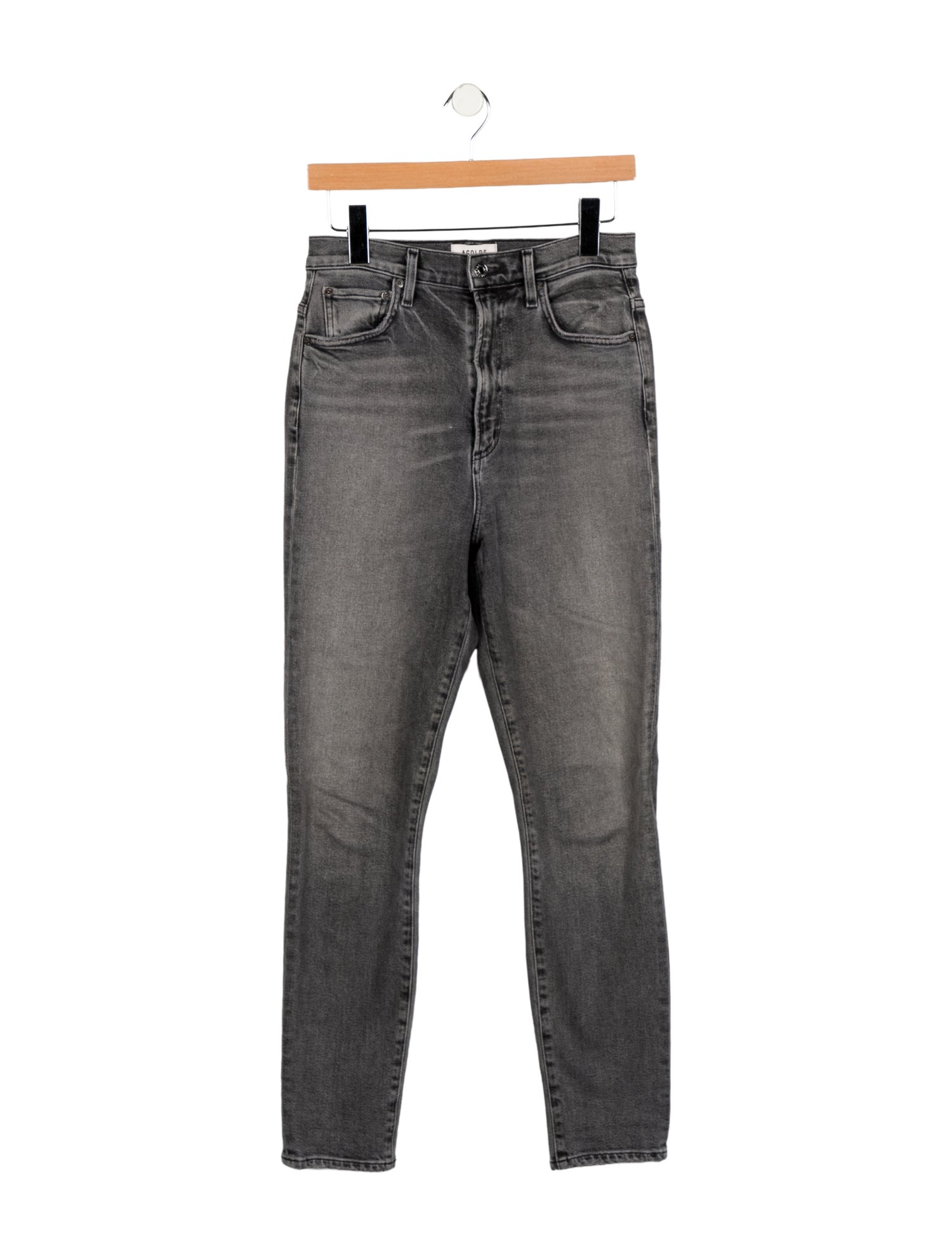 AGOLDE High-Rise Straight Leg Jeans