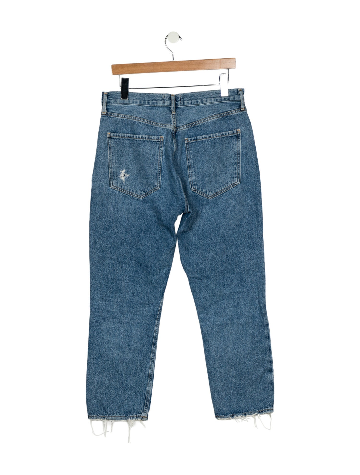 AGOLDE High-Rise Straight Leg Jeans