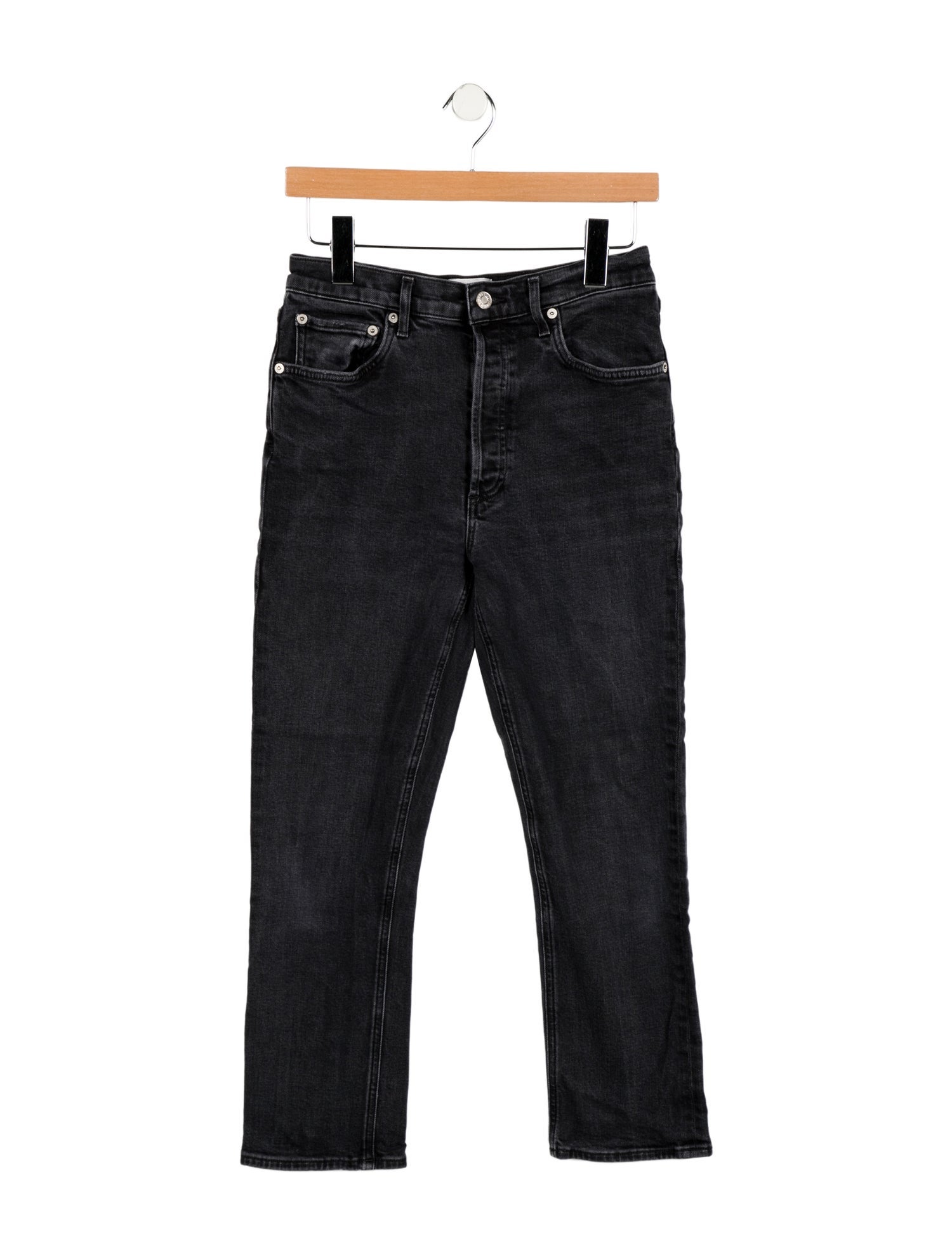 AGOLDE Mid-Rise Straight Leg Jeans