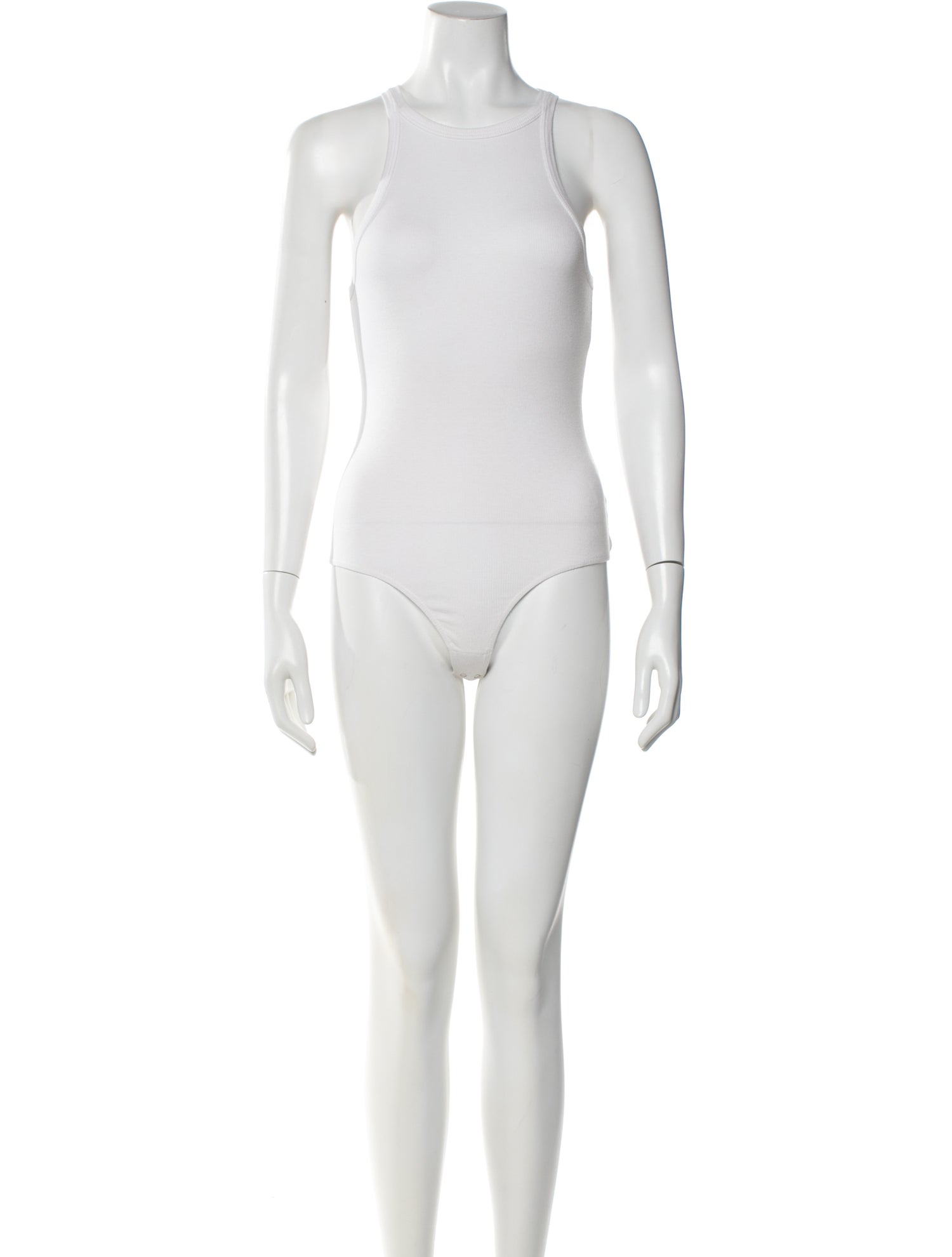 AGOLDE Crew Neck Sleeveless Bodysuit