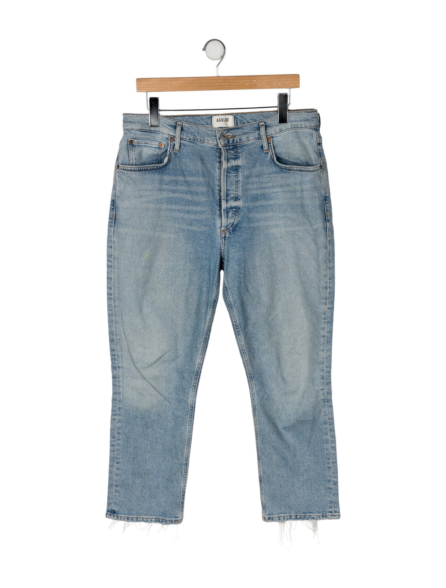 AGOLDE High-Rise Straight Leg Jeans