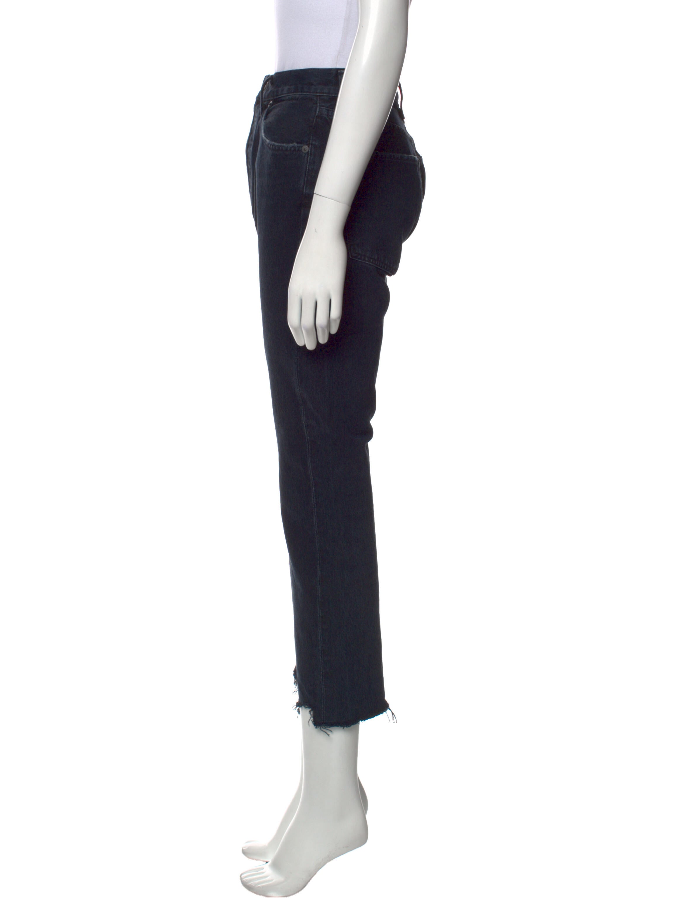 AGOLDE High-Rise Straight Leg Jeans