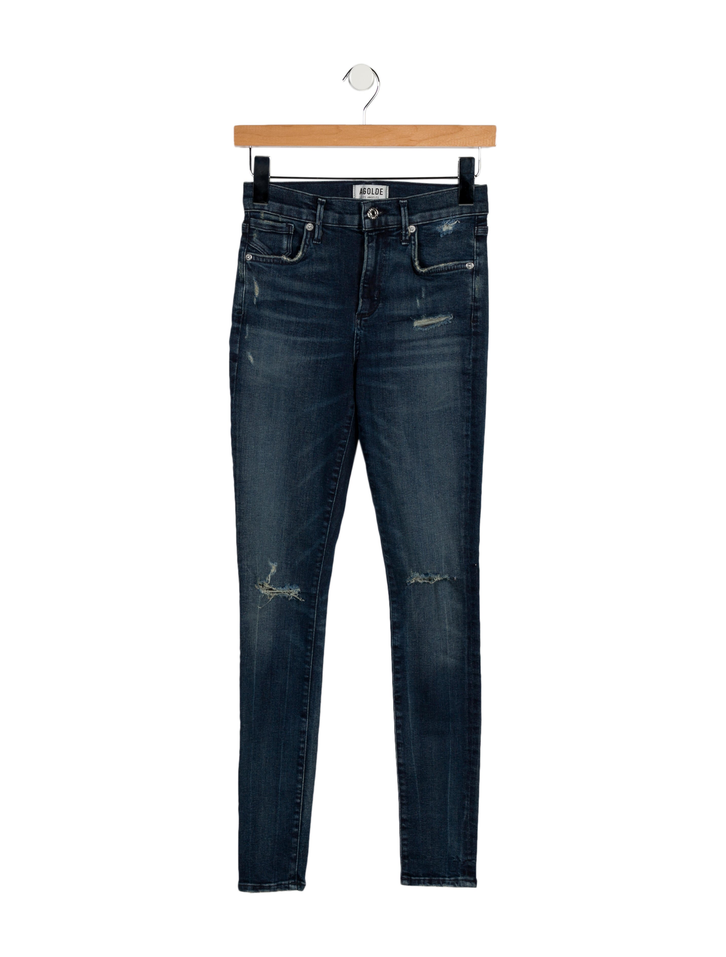 AGOLDE Mid-Rise Skinny Leg Jeans