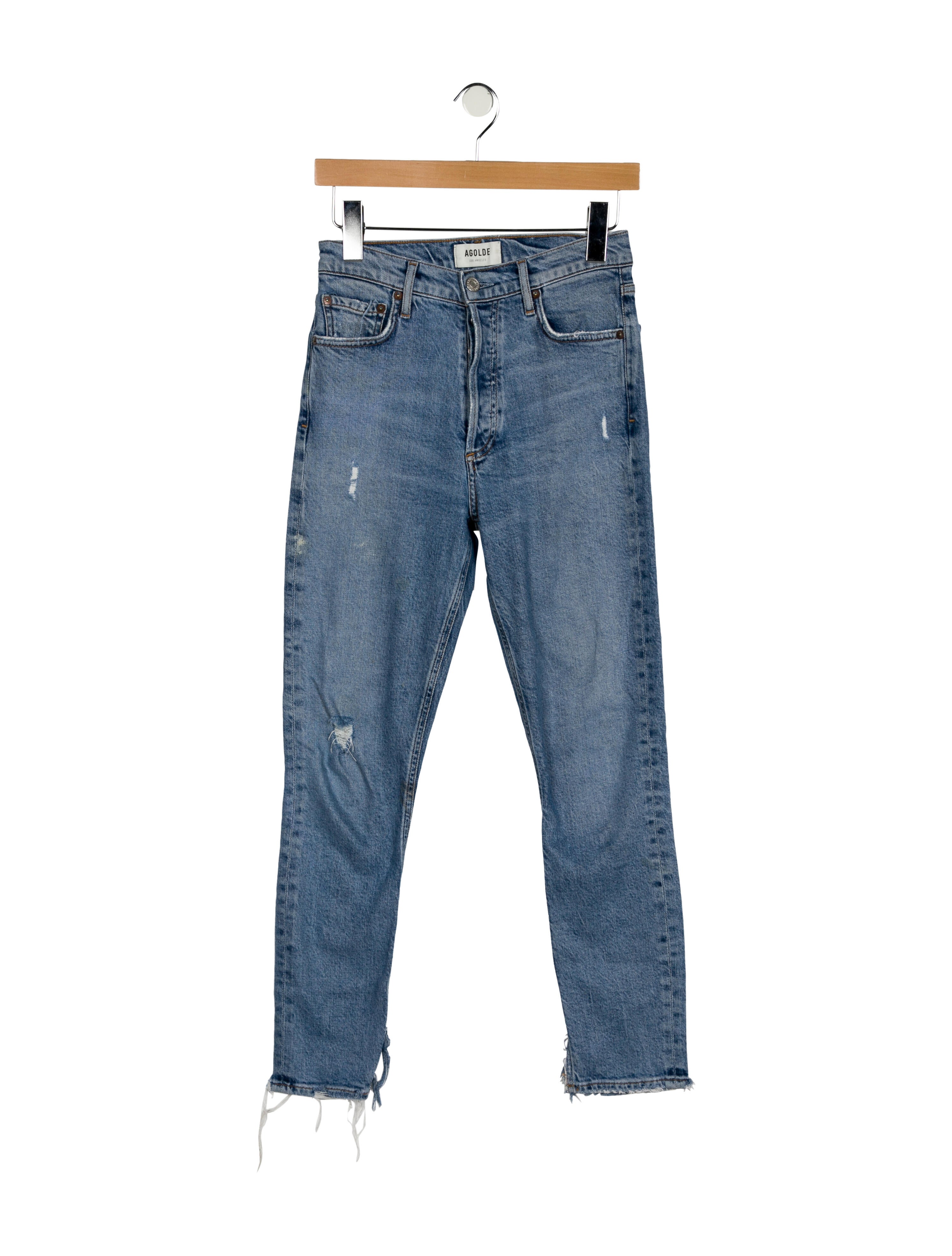 AGOLDE Mid-Rise Skinny Leg Jeans