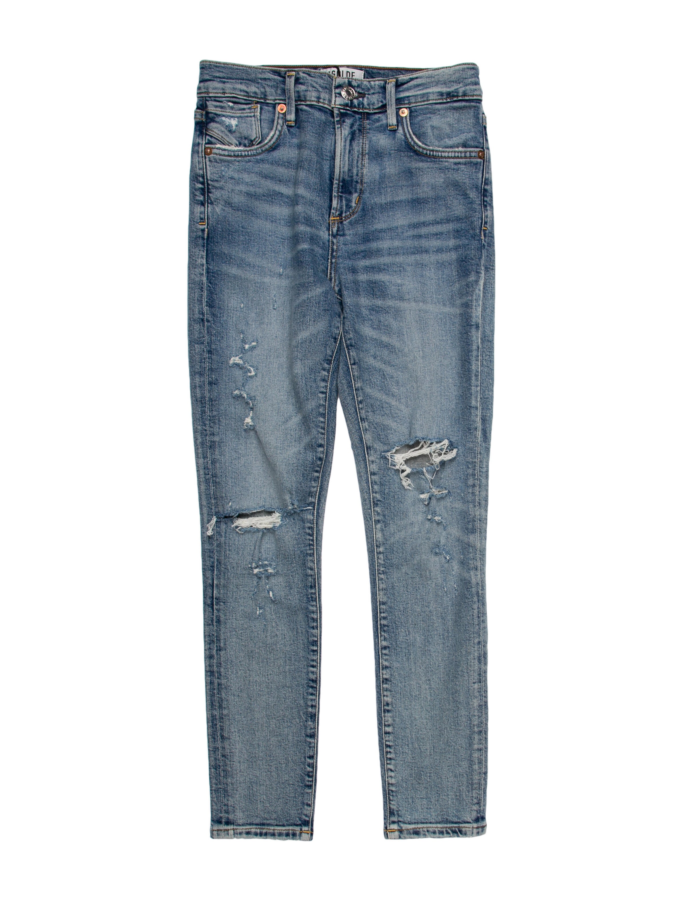 AGOLDE Mid-Rise Skinny Leg Jeans